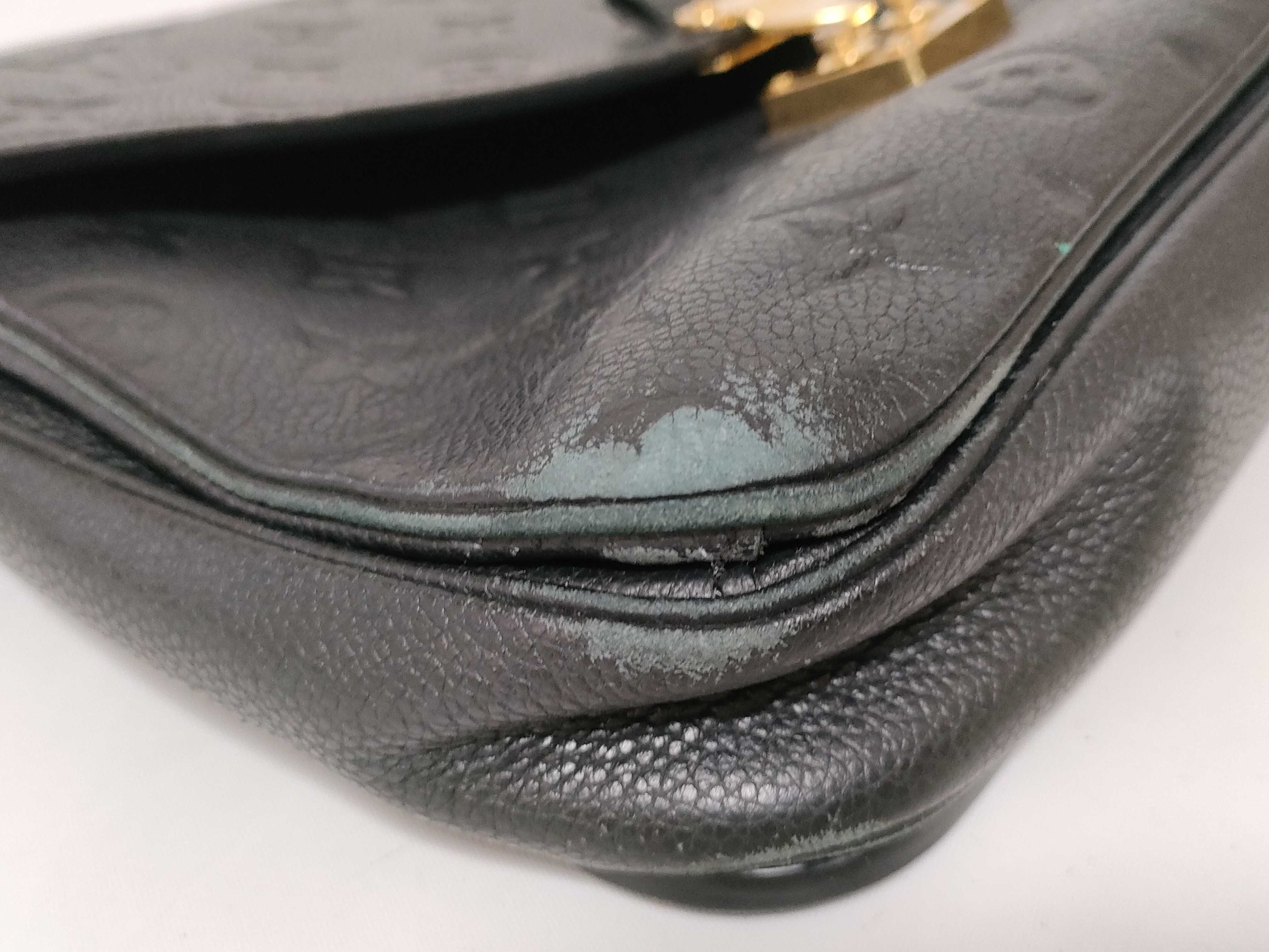 Monogram Empreinte Pochette Métis MM M41487 AR1240 Black Handbag (Shoulder strap not included) — view 7