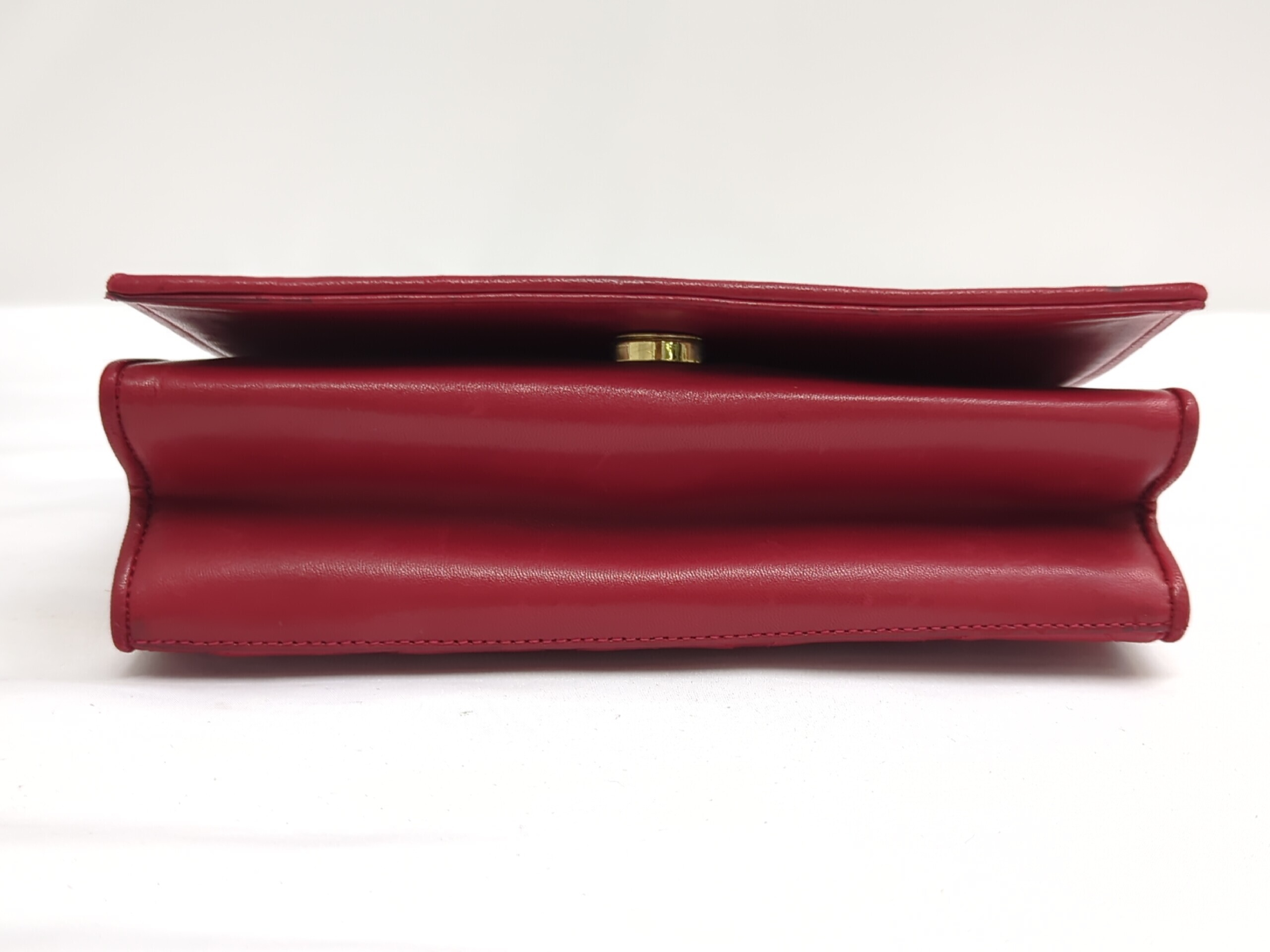Lambskin Chain Shoulder Bag, Red, Series 1 — view 5
