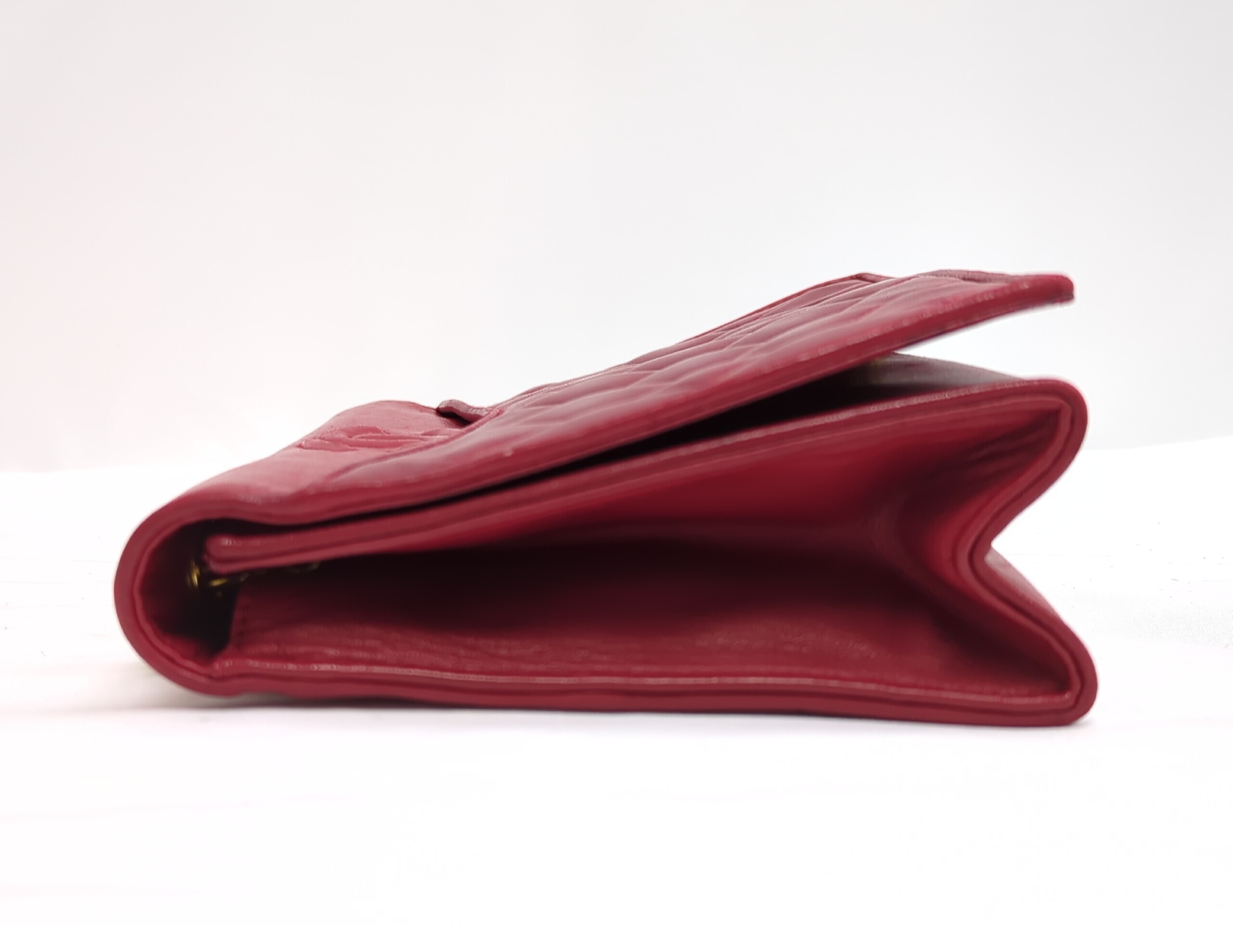 Lambskin Chain Shoulder Bag, Red, Series 1 — view 6