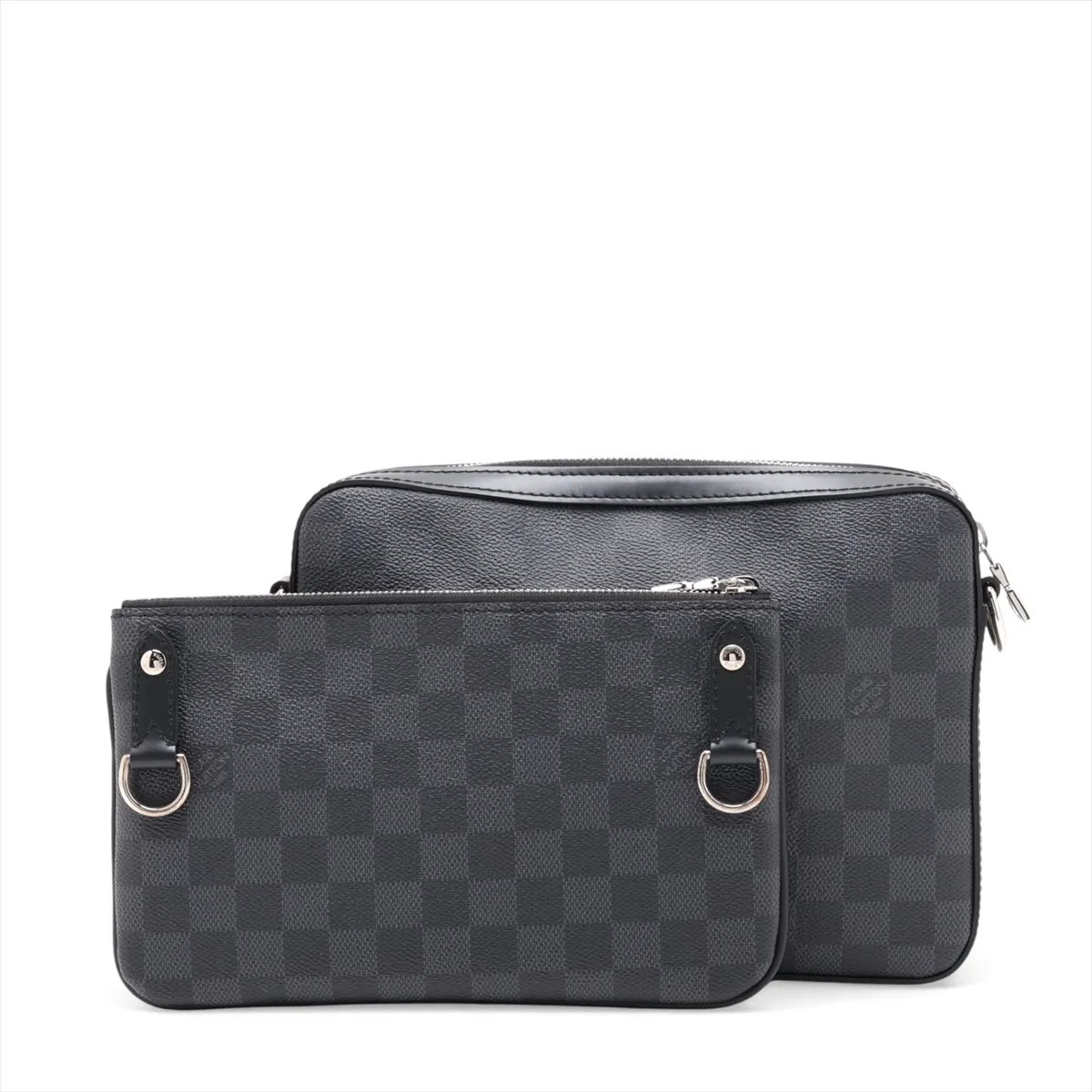 Damier Graphite Trio Messenger N58040 Black (RFID detected) — view 2