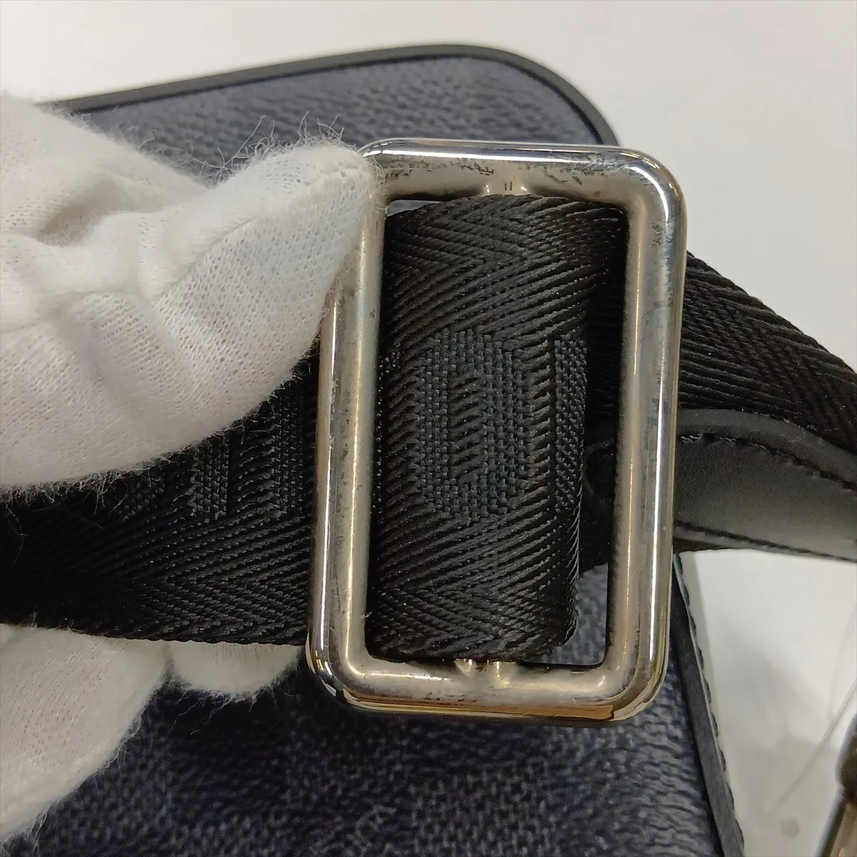 Damier Graphite Trio Messenger N58040 Black (RFID detected) — view 13