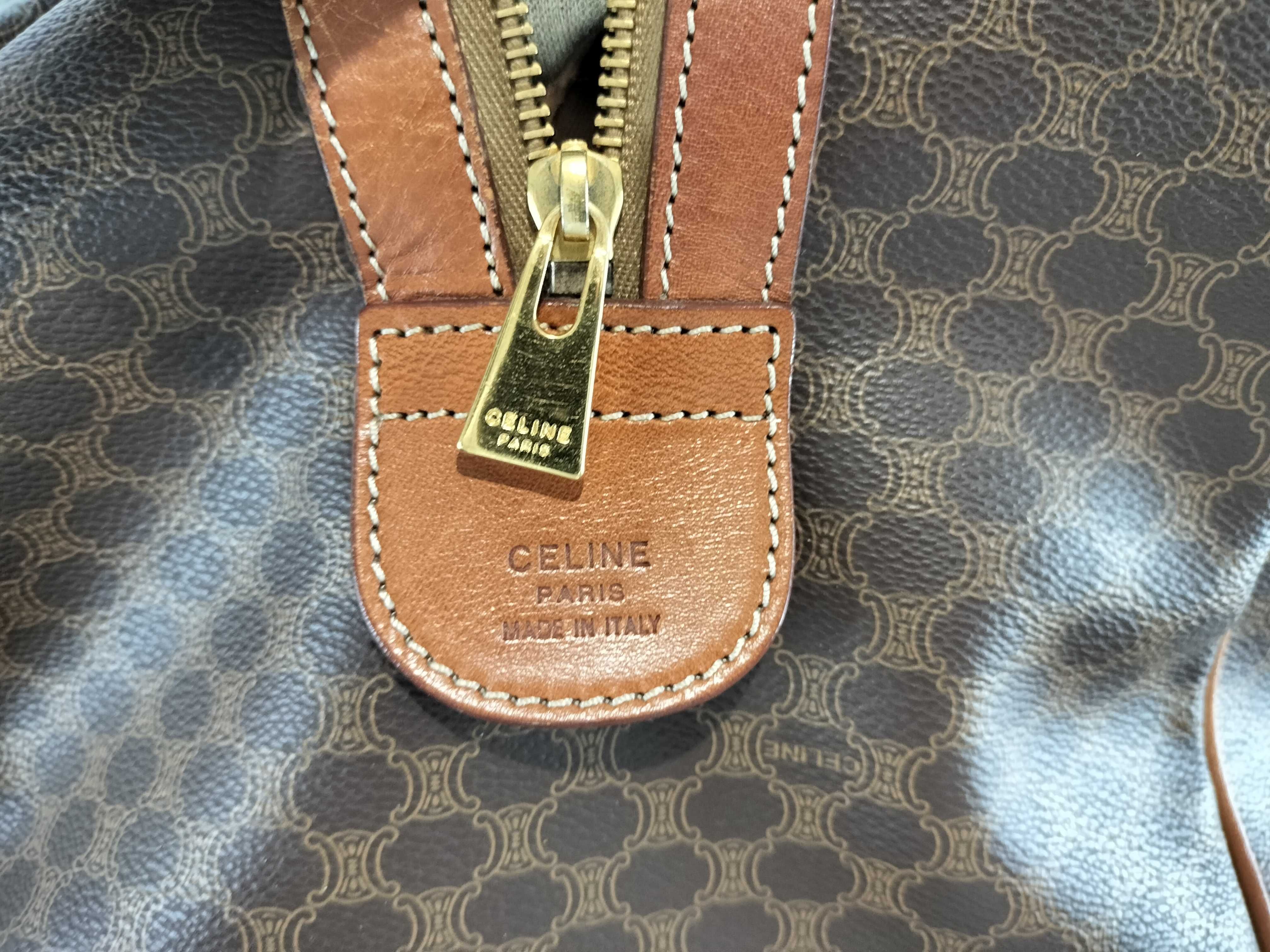 Boston Bag Leather Combination Boston Bag — view 13