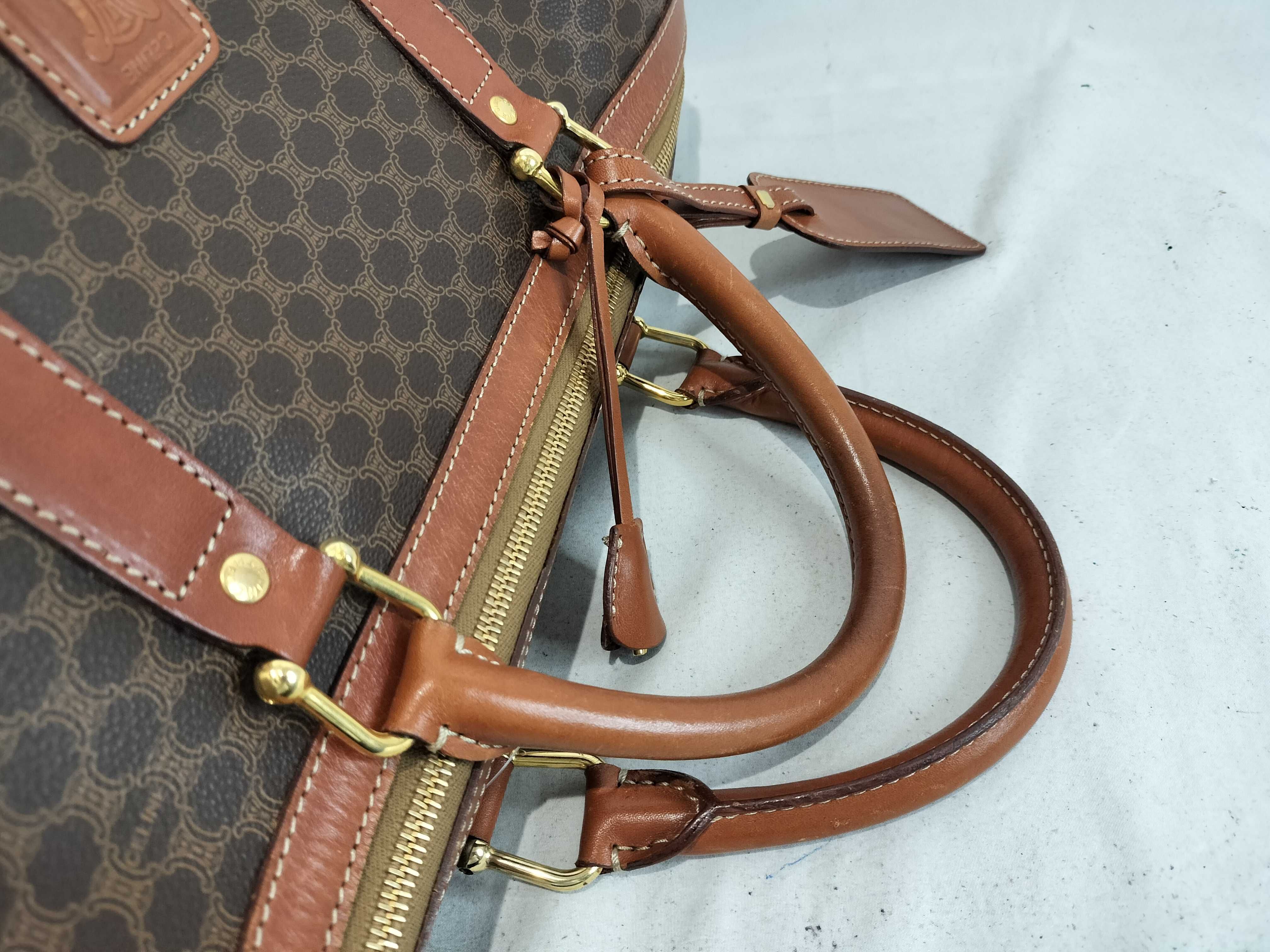 Boston Bag Leather Combination Boston Bag — view 4