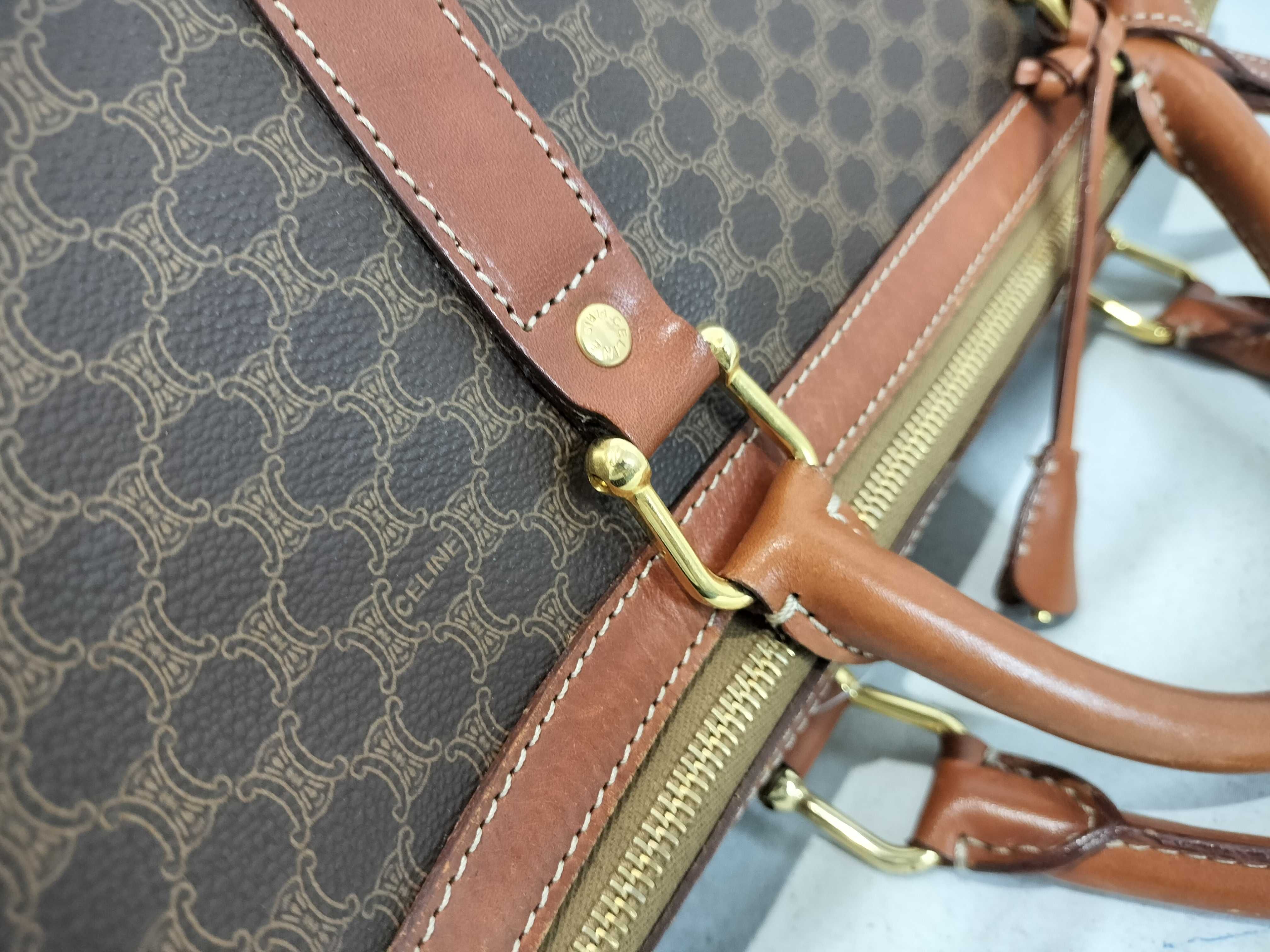 Boston Bag Leather Combination Boston Bag — view 6