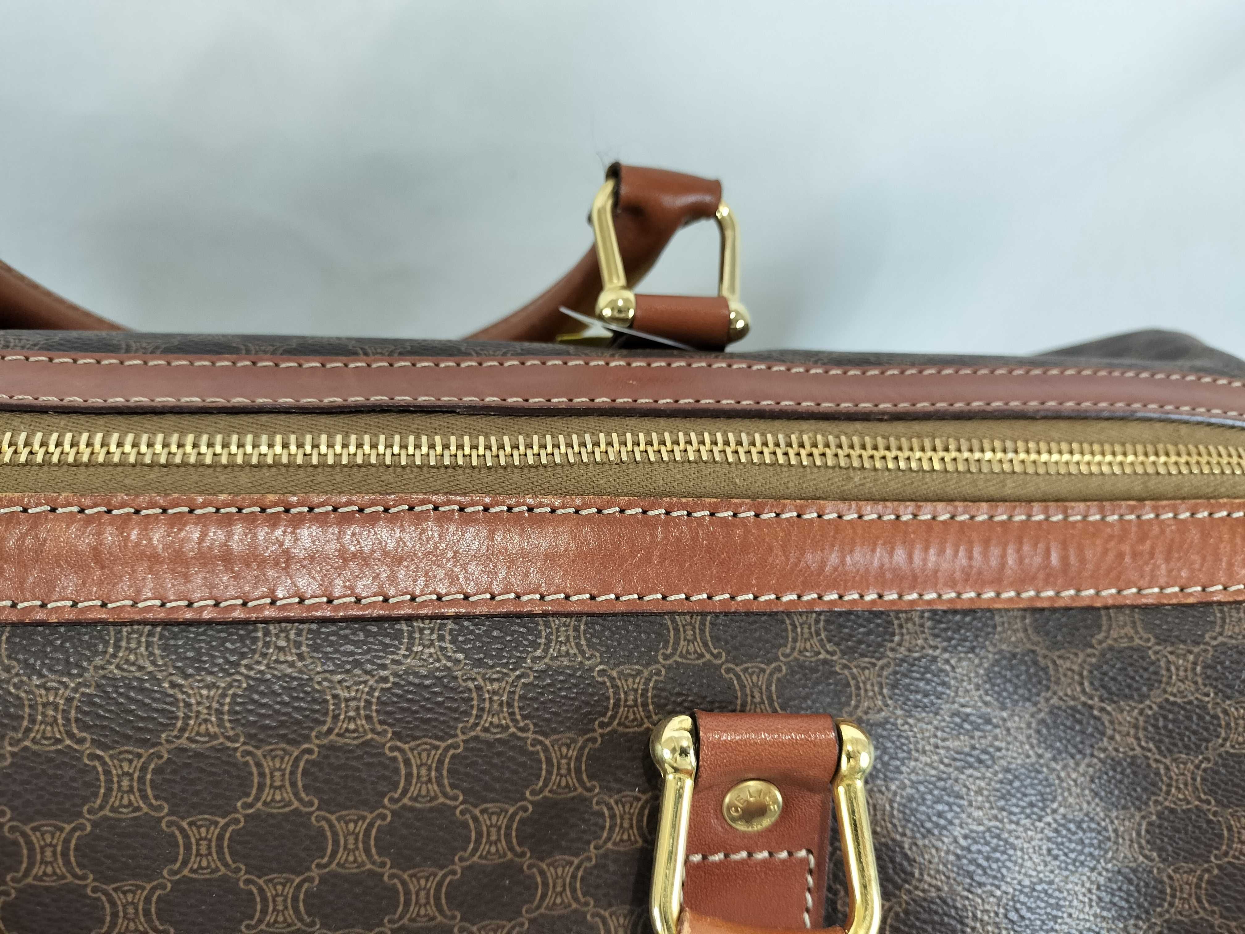 Boston Bag Leather Combination Boston Bag — view 9