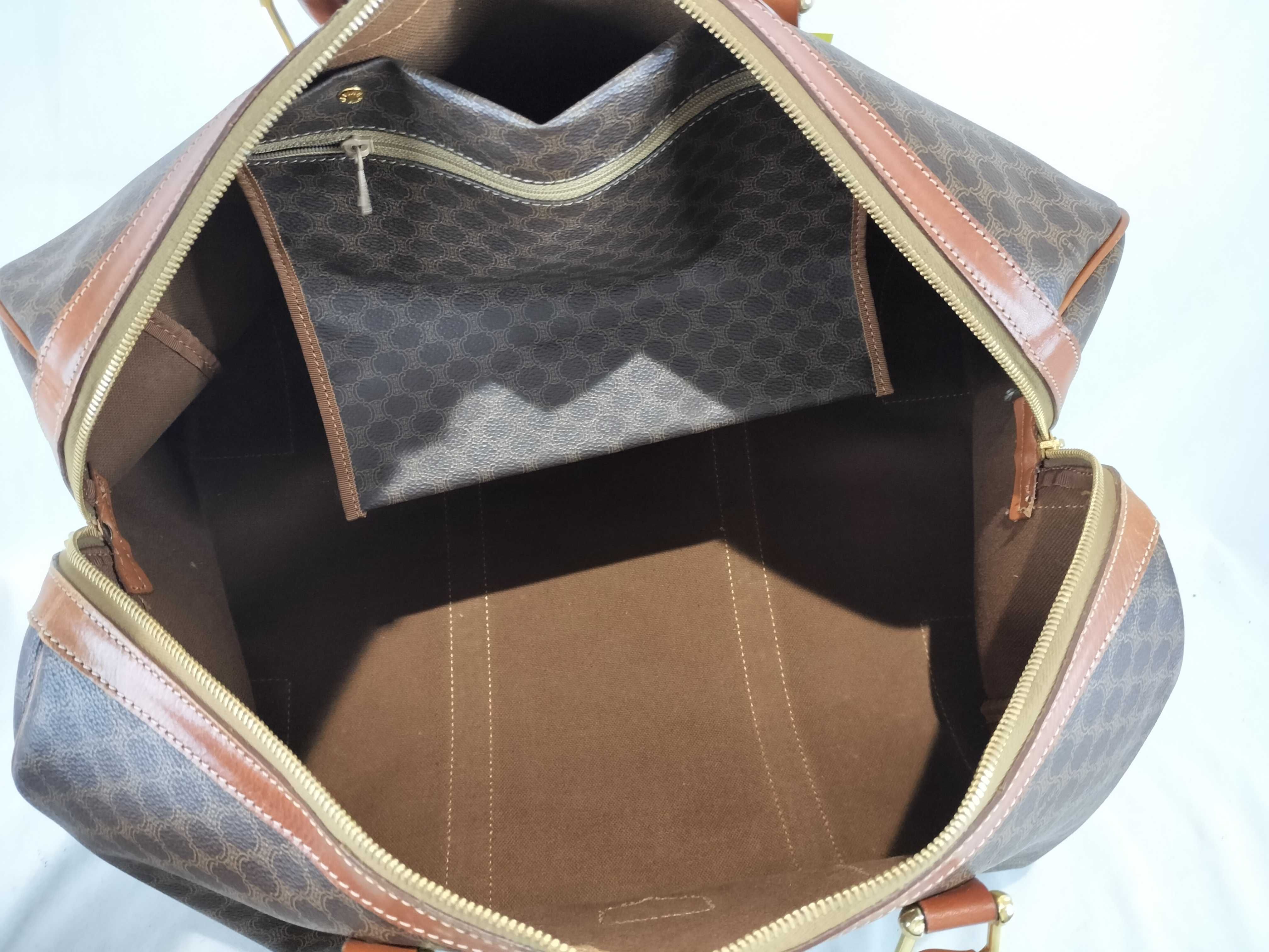 Boston Bag Leather Combination Boston Bag — view 10