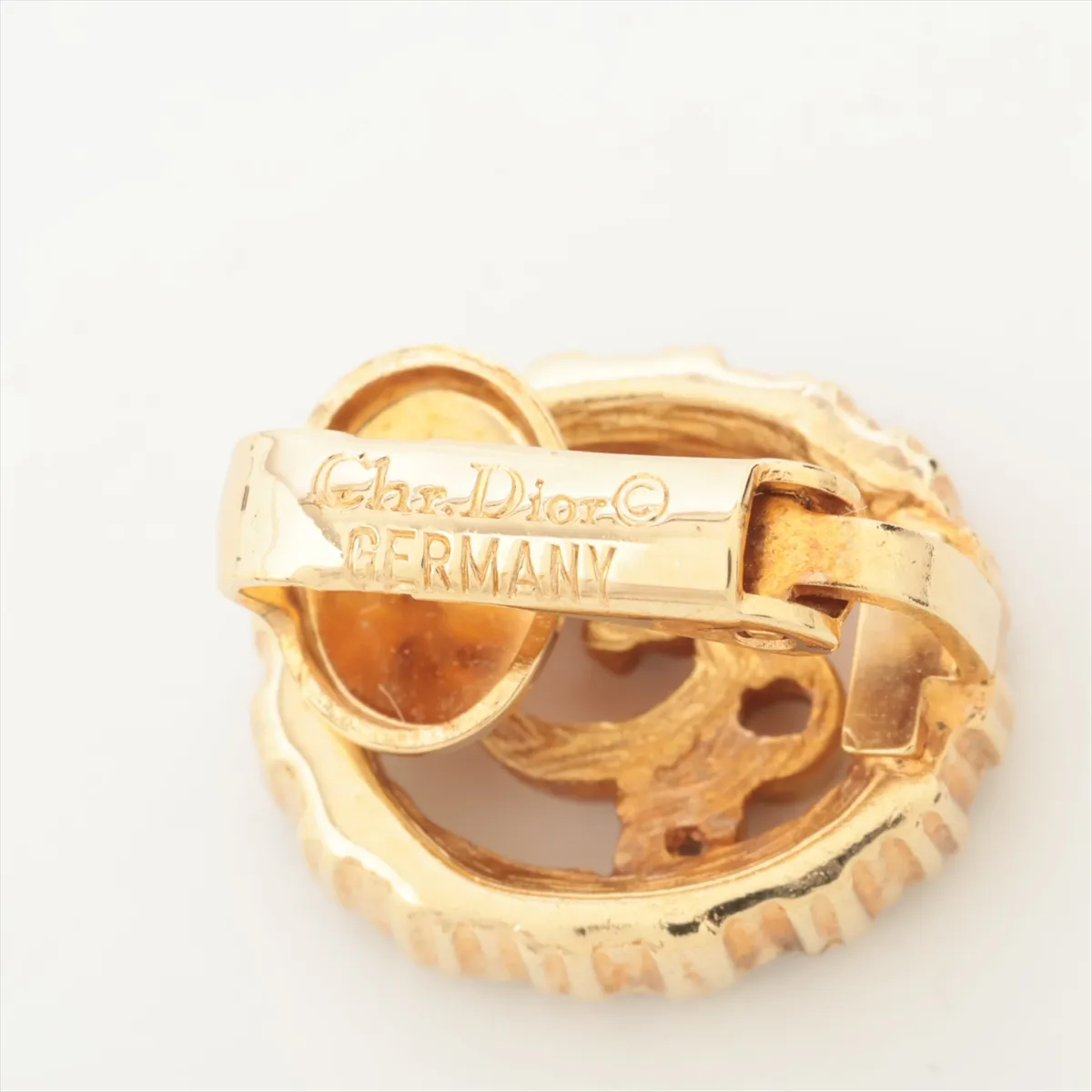 Logo Necklace GP x Rhinestone Gold — view 11