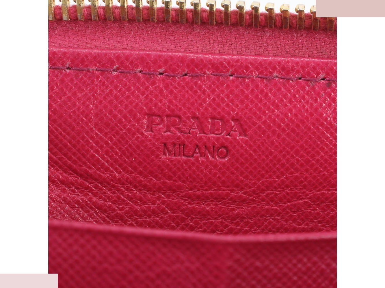 Quilted nylon long wallet with triangle logo and leather — view 8