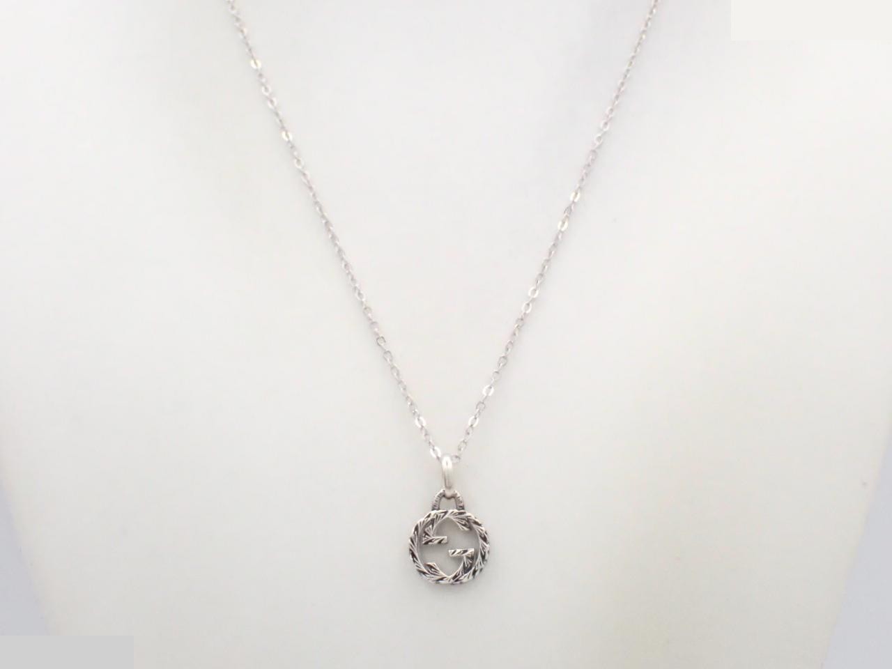 Interlocking G Arabesque Necklace 925/4.0g — view 3