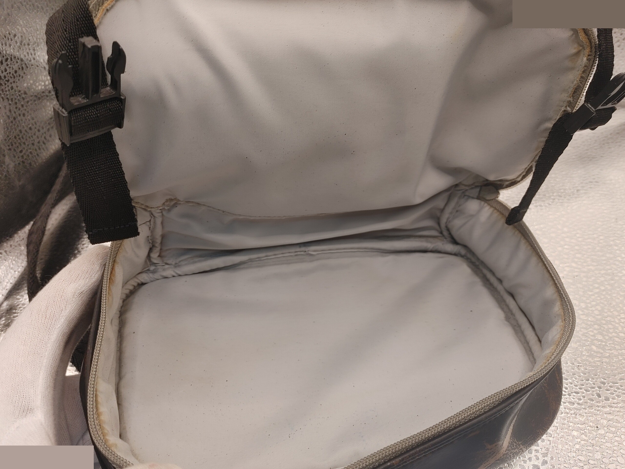 Sports line backpack, with sticker, model number 6, nylon, white. — view 12