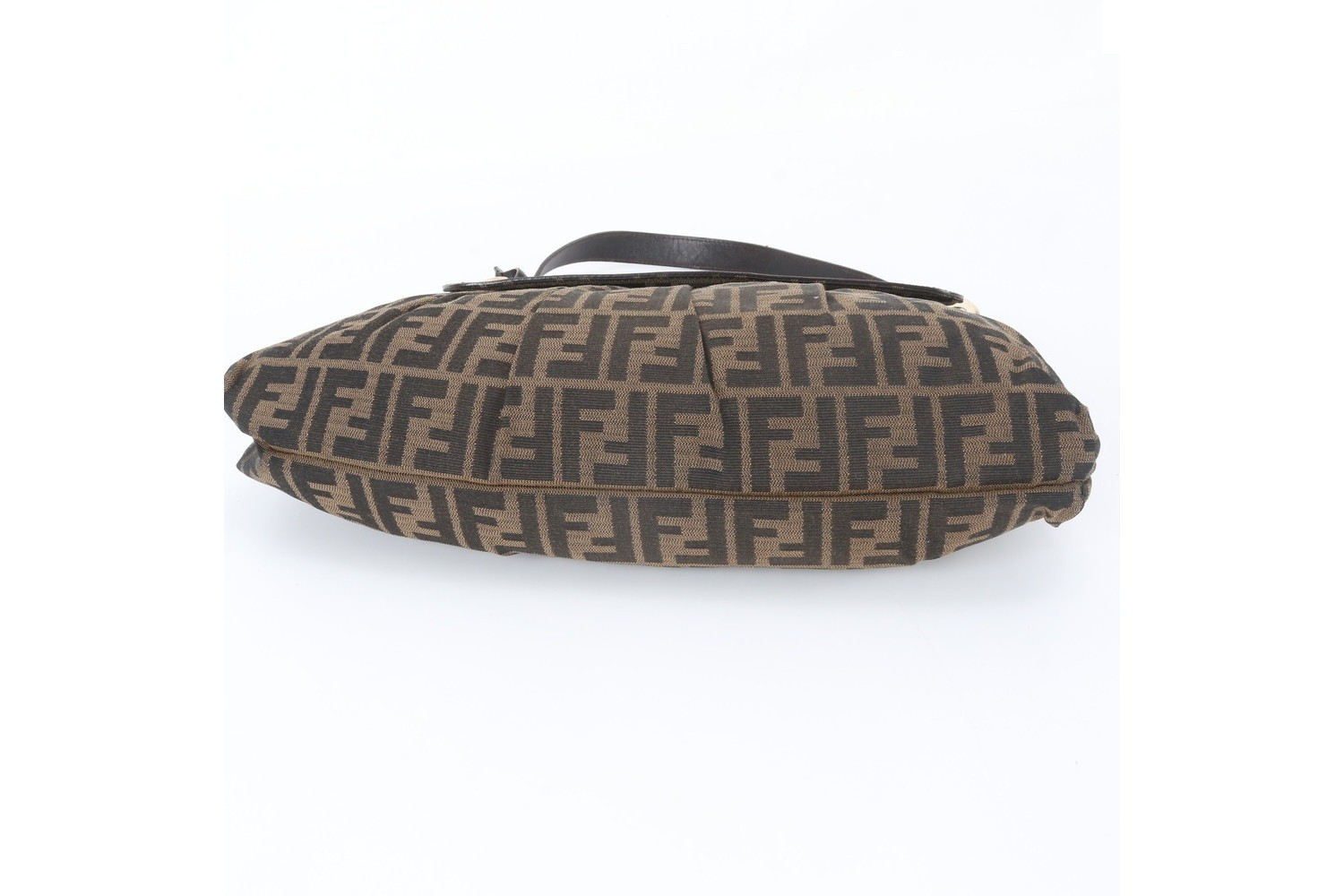 Zucca Leather Canvas Shoulder Bag — view 6