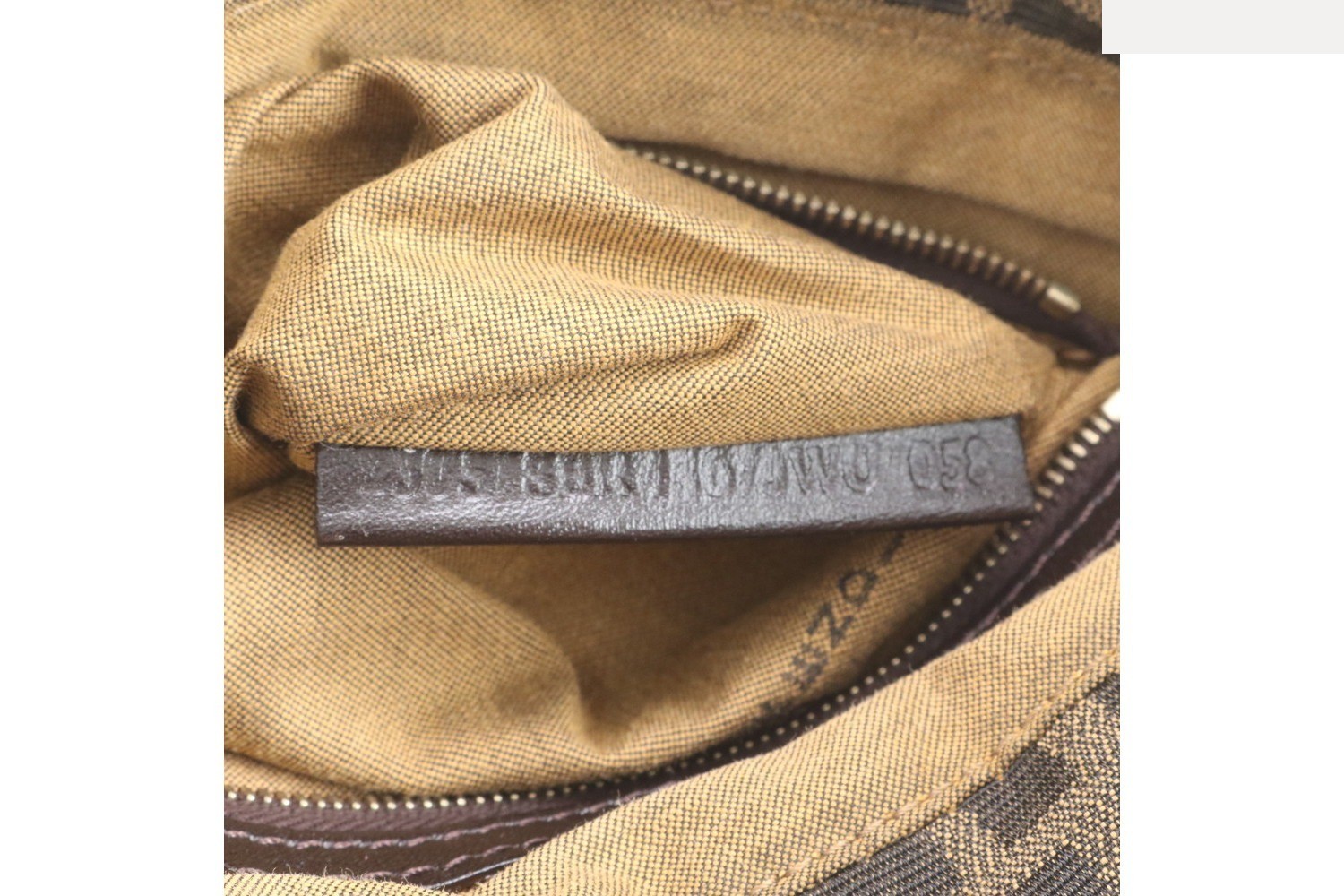 Zucca Leather Canvas Shoulder Bag — view 9
