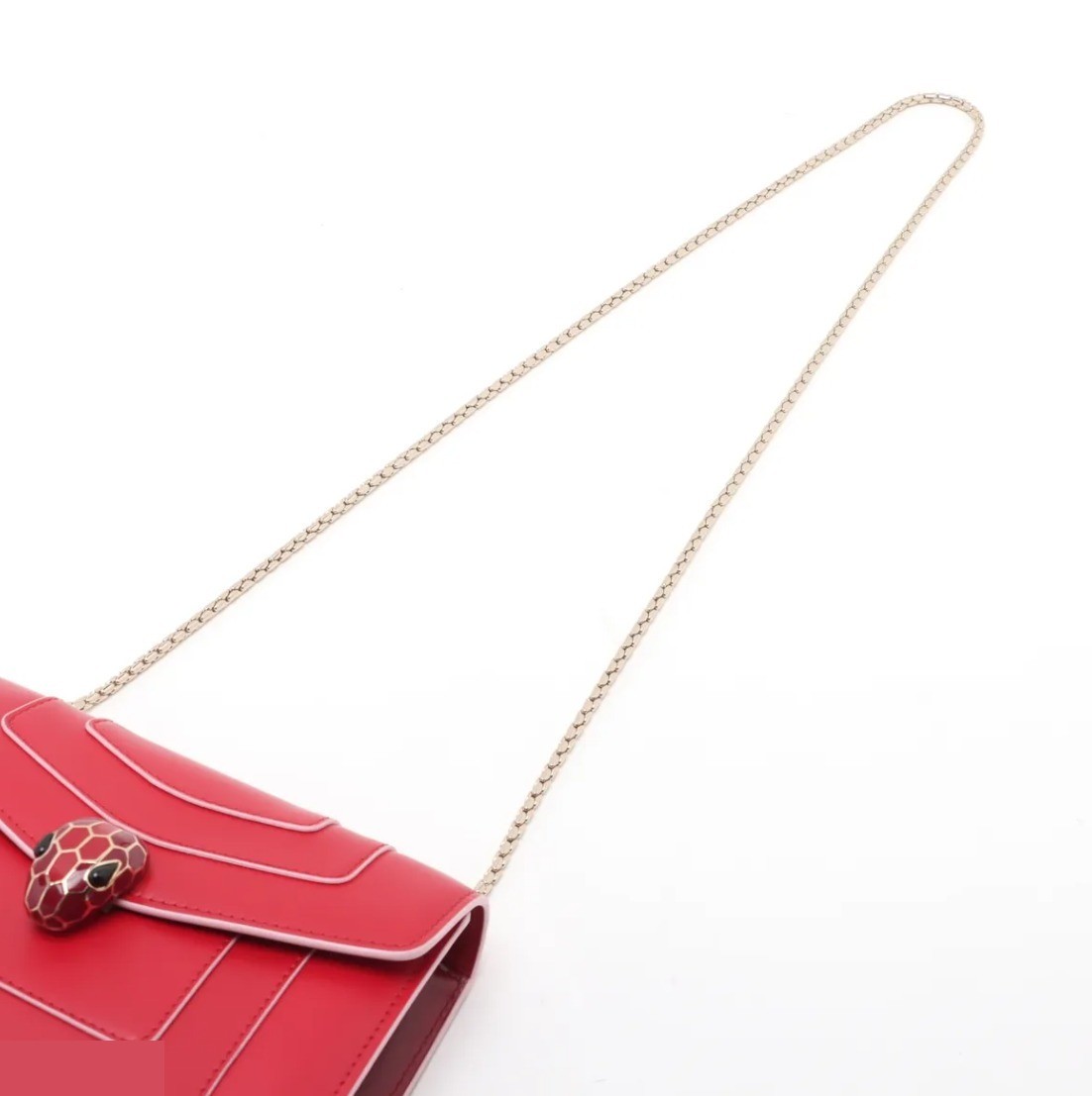 Unused, with dust bag: Serpenti Forever leather chain shoulder bag — view 4