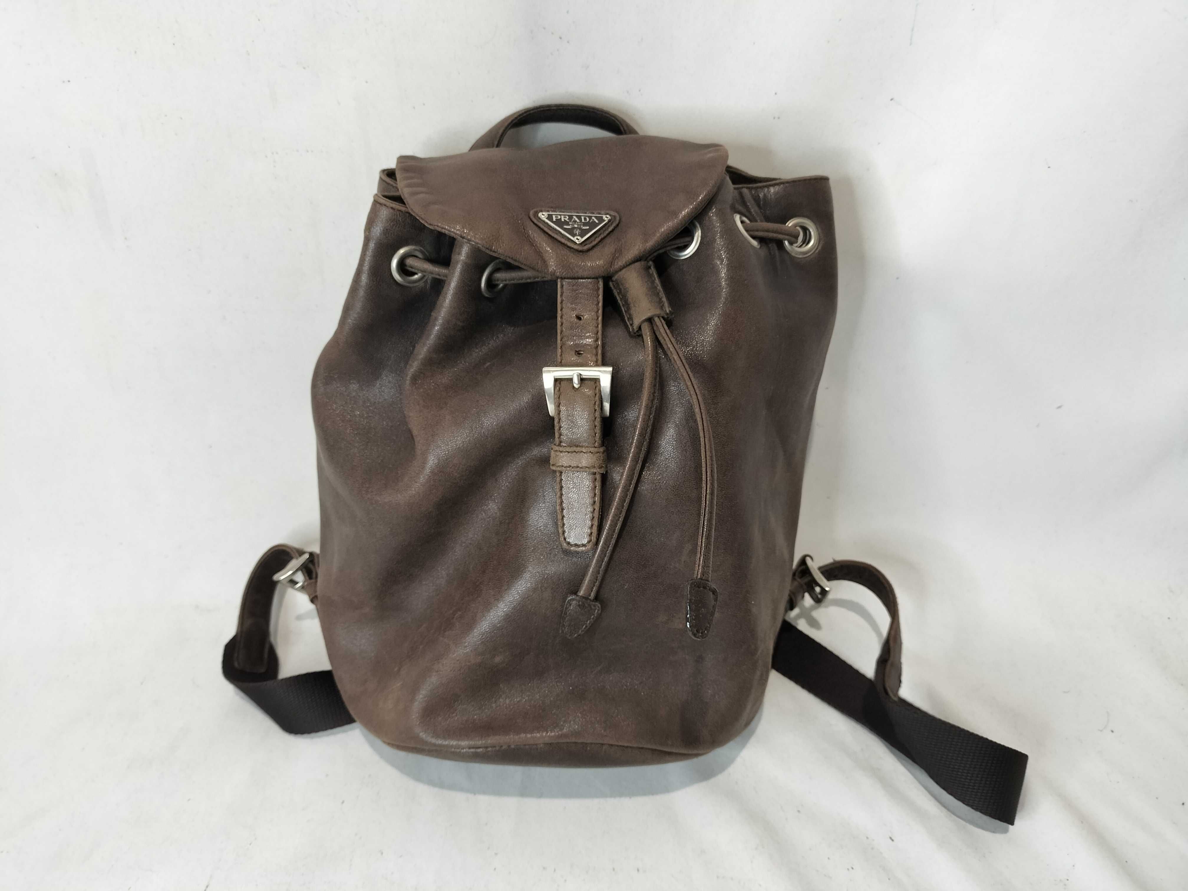 All-Leather Vintage Backpack Rucksack
