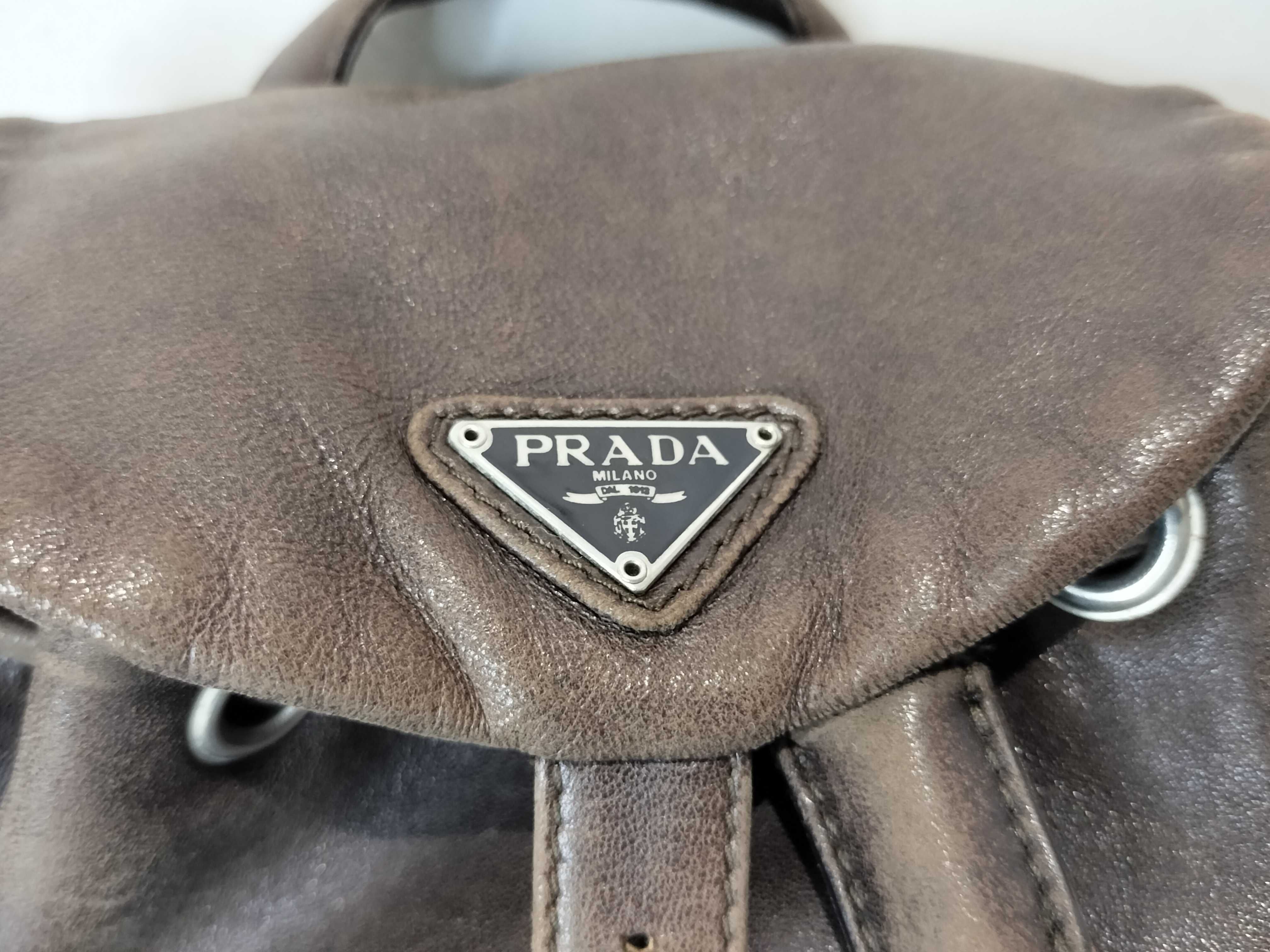 All-Leather Vintage Backpack Rucksack — view 2