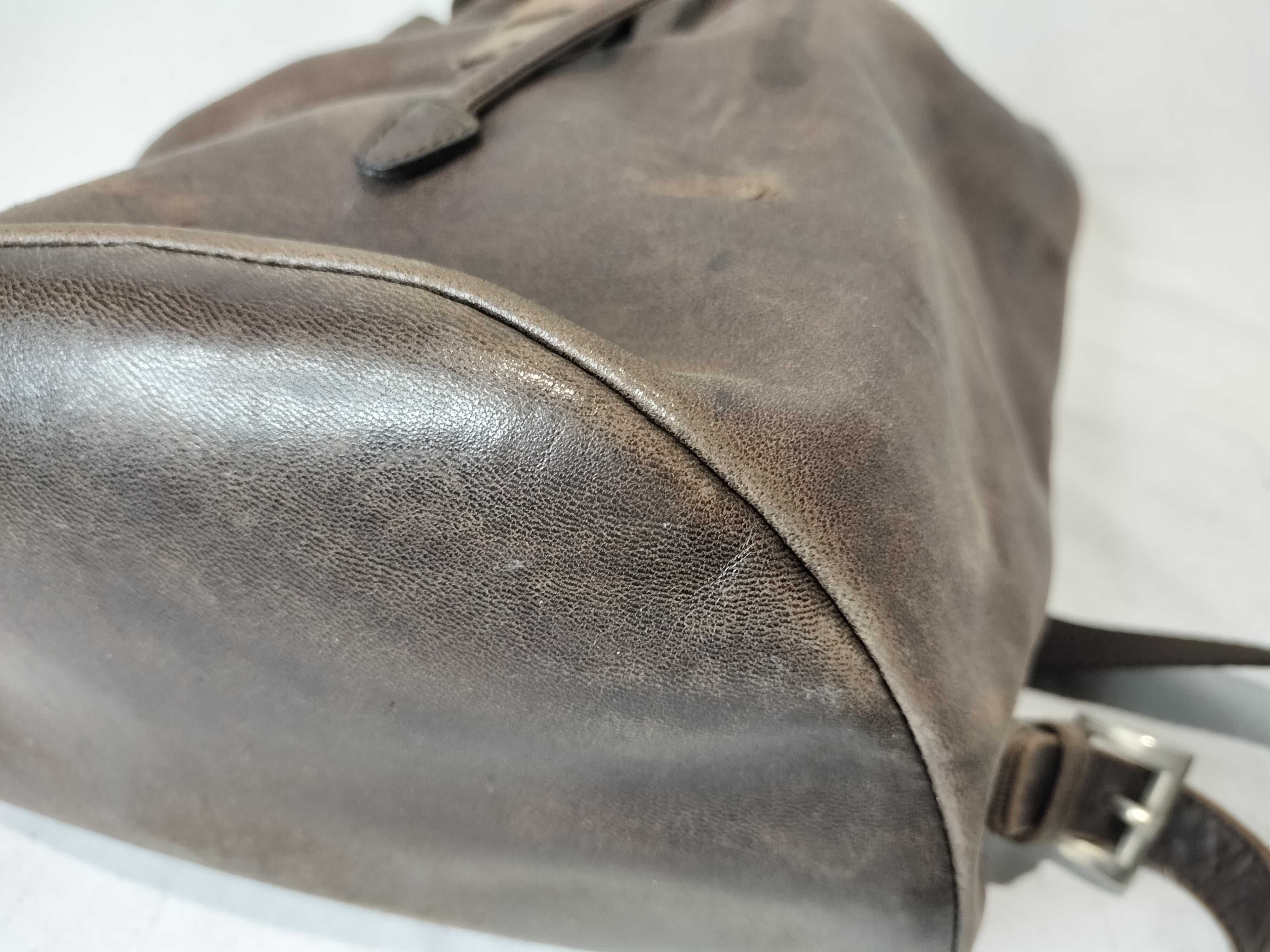 All-Leather Vintage Backpack Rucksack — view 7