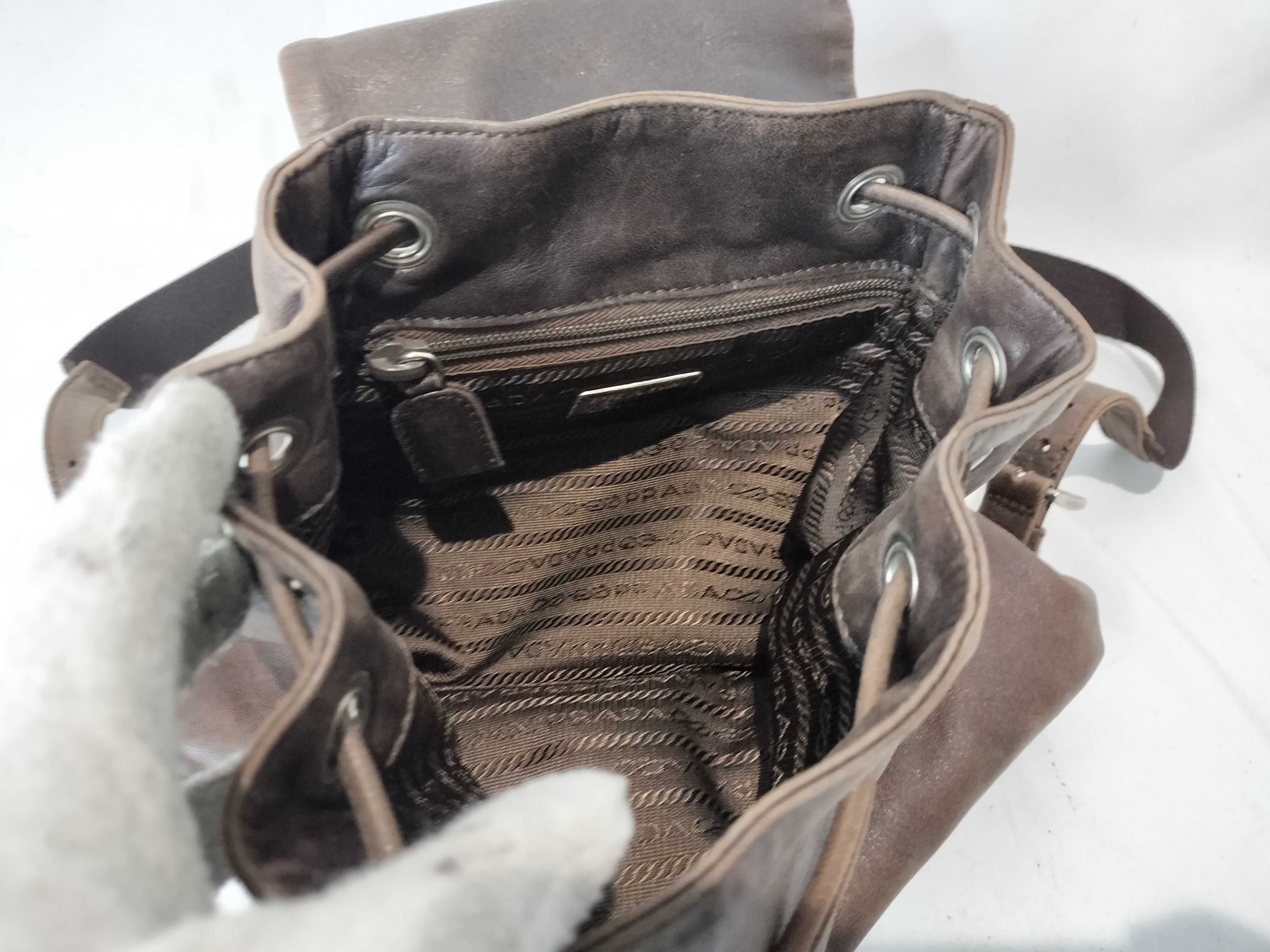 All-Leather Vintage Backpack Rucksack — view 10
