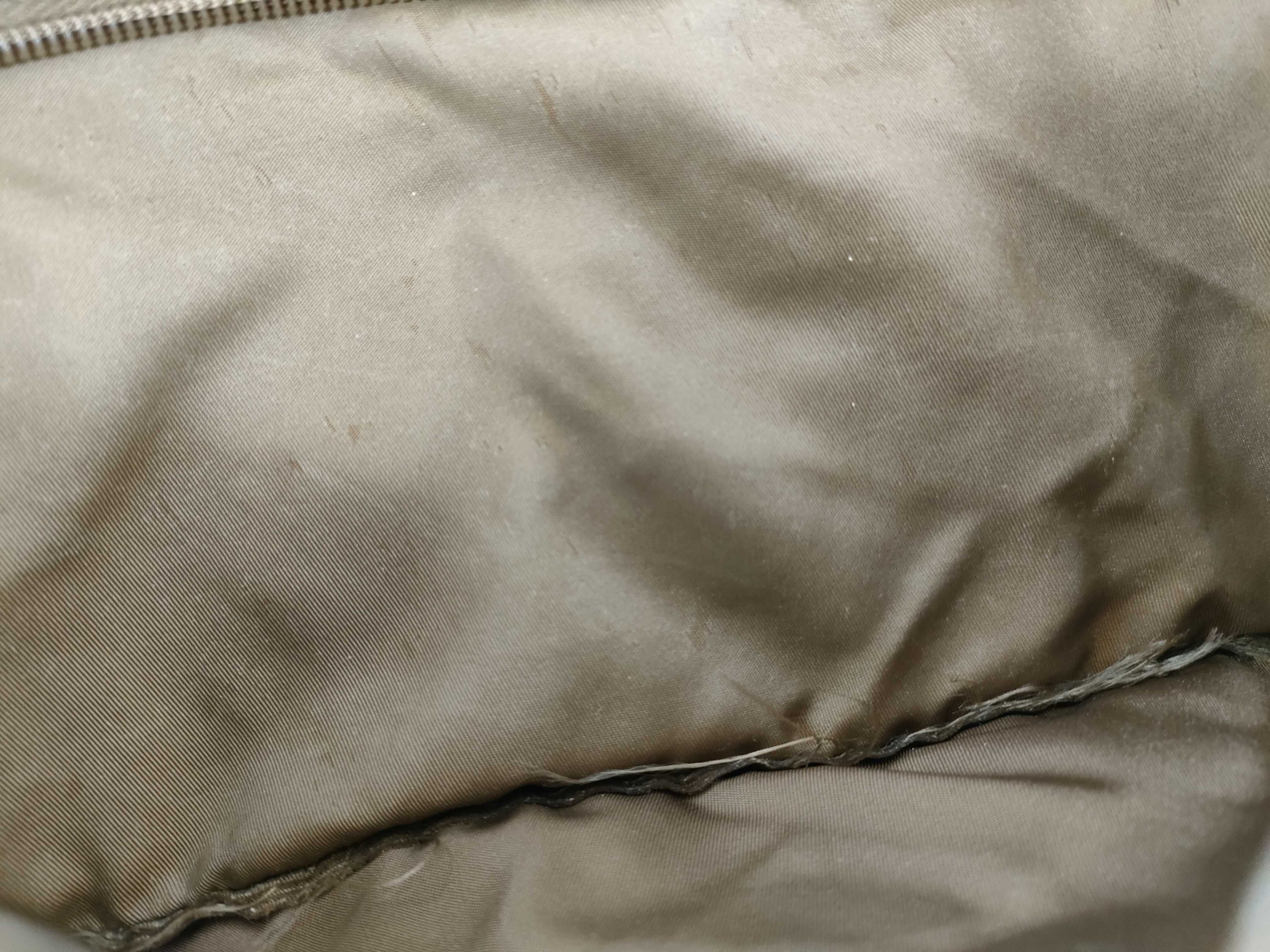 Nylon Messenger Shoulder Bag (Brown) — view 9