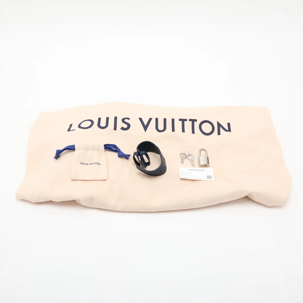 Monogram Shadow Keepall Bandoulière 50 M28836 Navy (RFID detected) — view 12