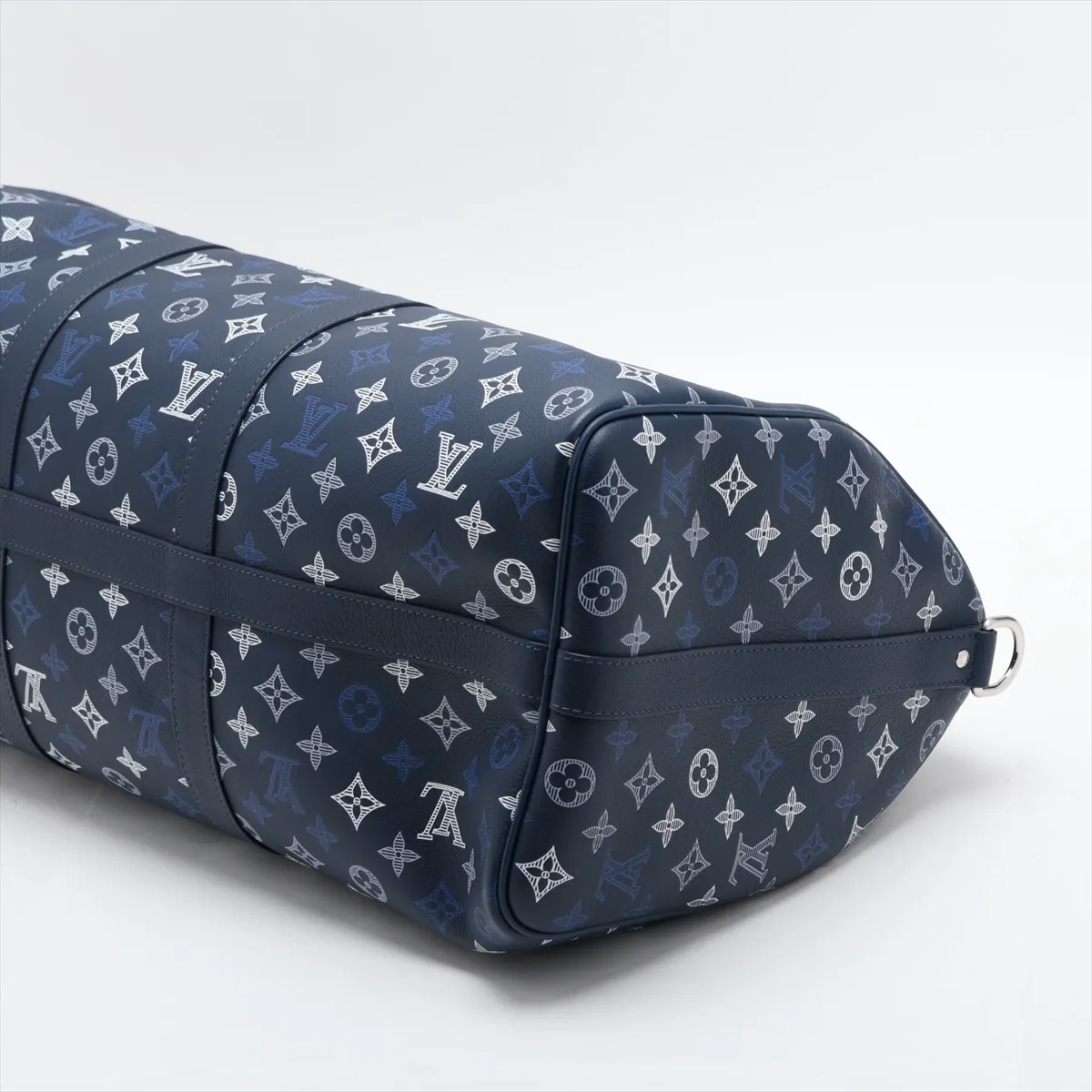 Monogram Shadow Keepall Bandoulière 50 M28836 Navy (RFID detected) — view 3