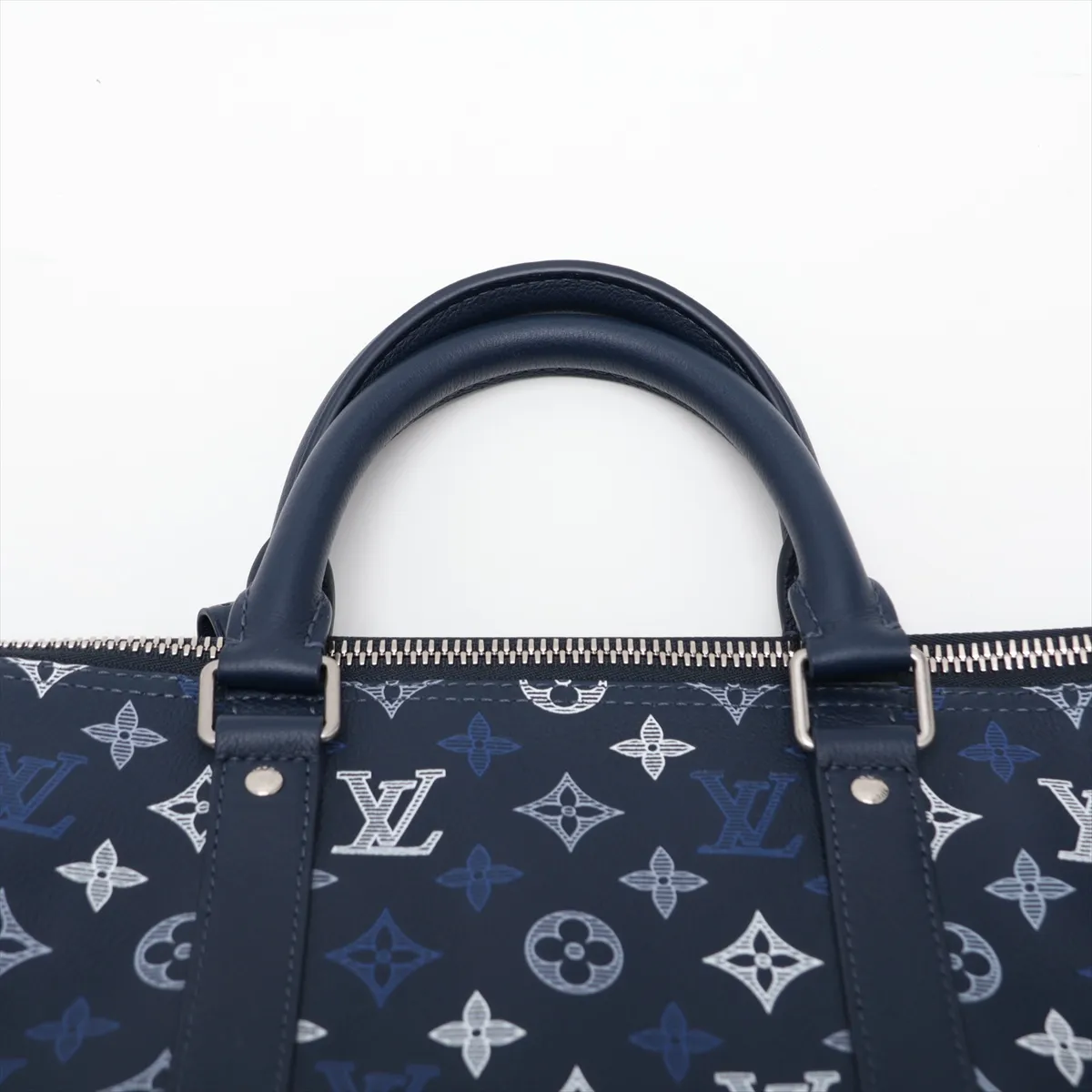 Monogram Shadow Keepall Bandoulière 50 M28836 Navy (RFID detected) — view 6