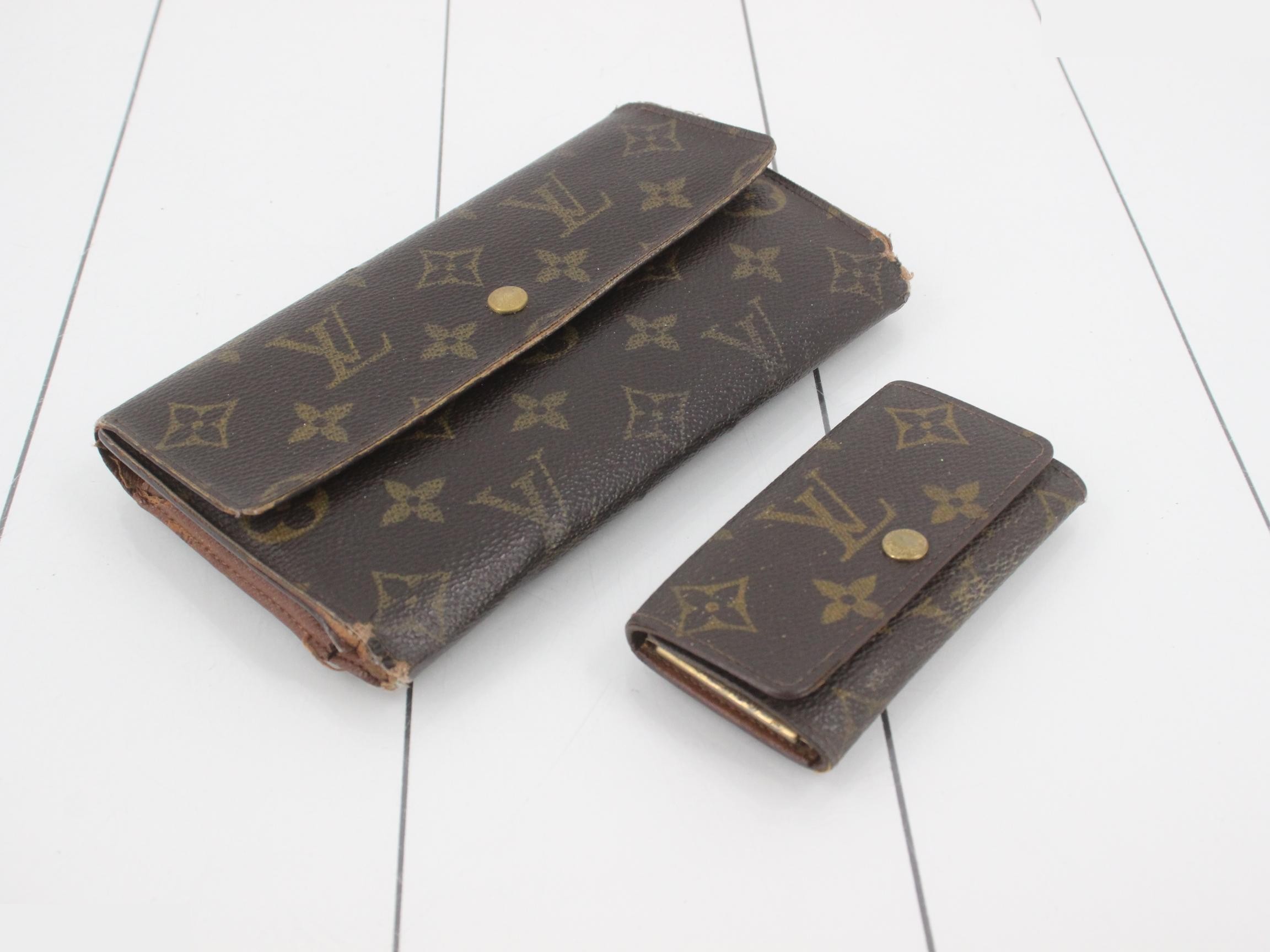 Monogram Epi Leather Wallet, Card Case, and Accessories 5-Piece Set — view 2