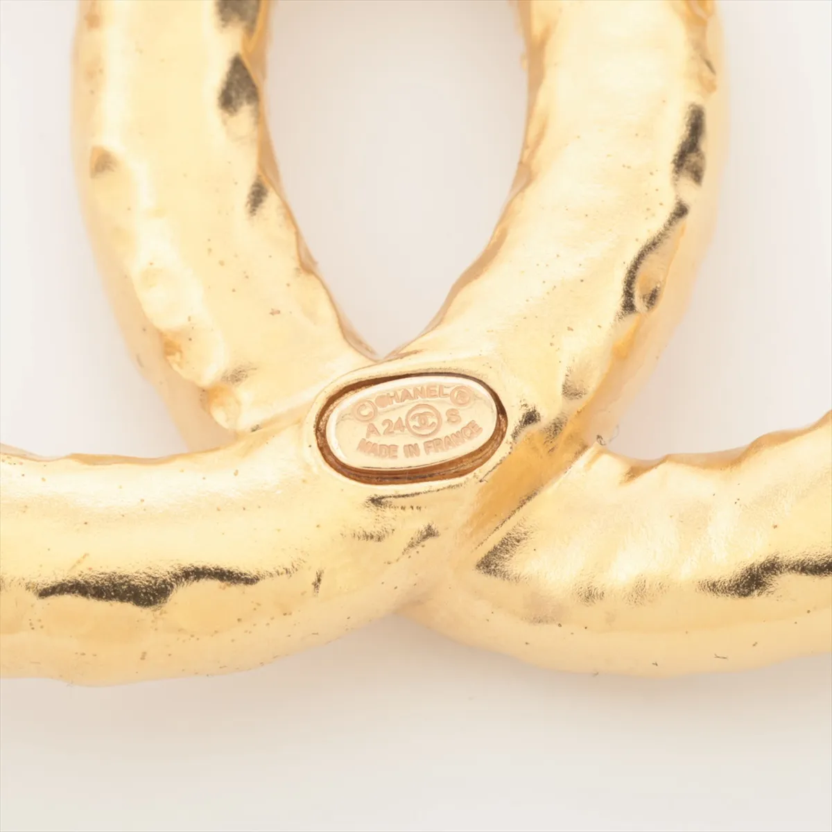 Cocomark A24S Brooch GP x Fake Pearl Gold — view 4
