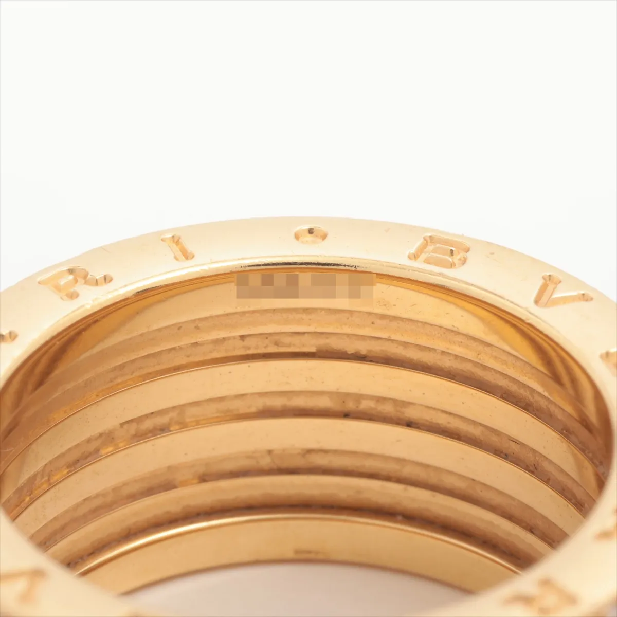 B.zero1 Rock Diamond Ring, 750 (Yellow Gold), 15.2g, 59, SN42CC, dents. — view 3