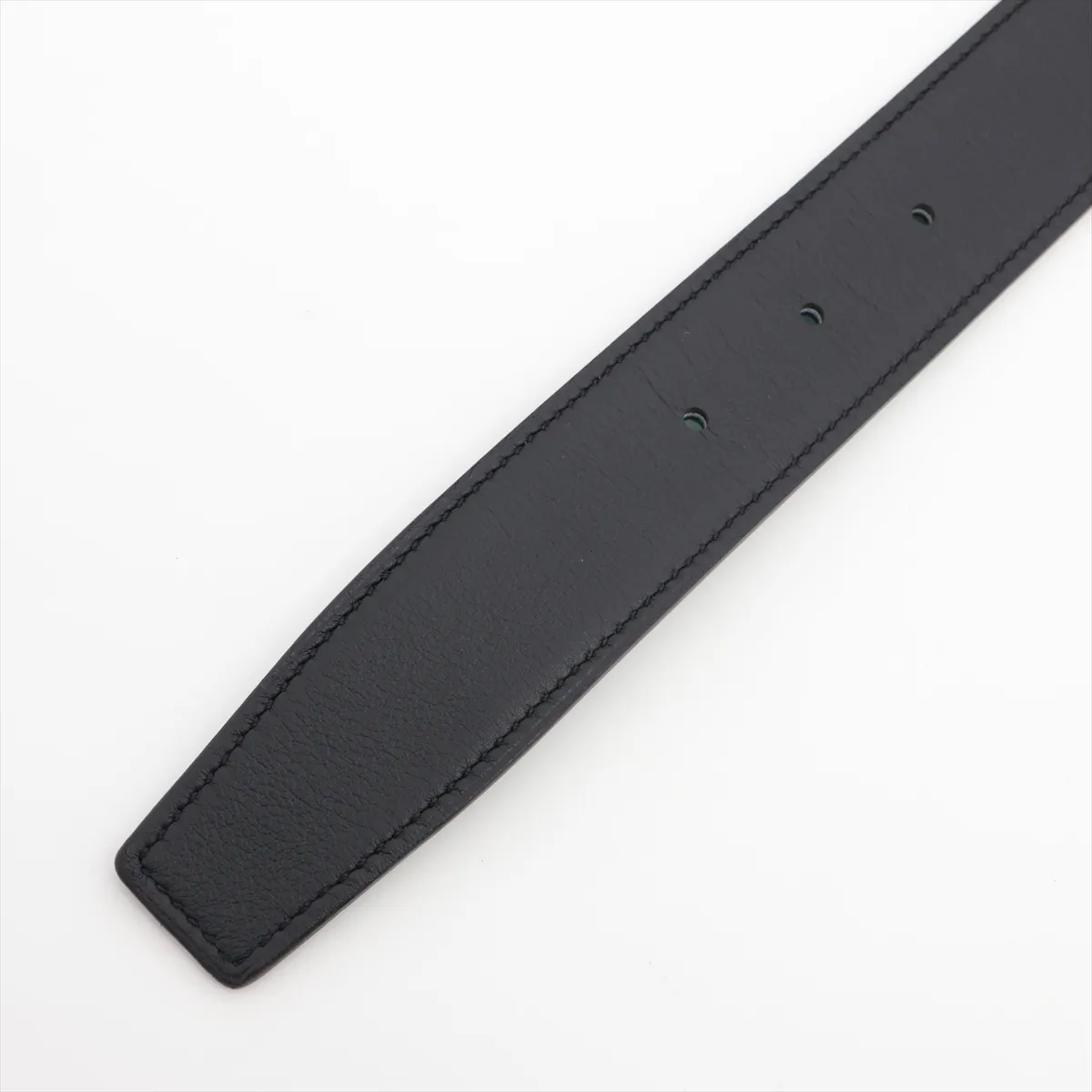 H-belt R:2014 Belt 90 GP x Leather Black x Green — view 6