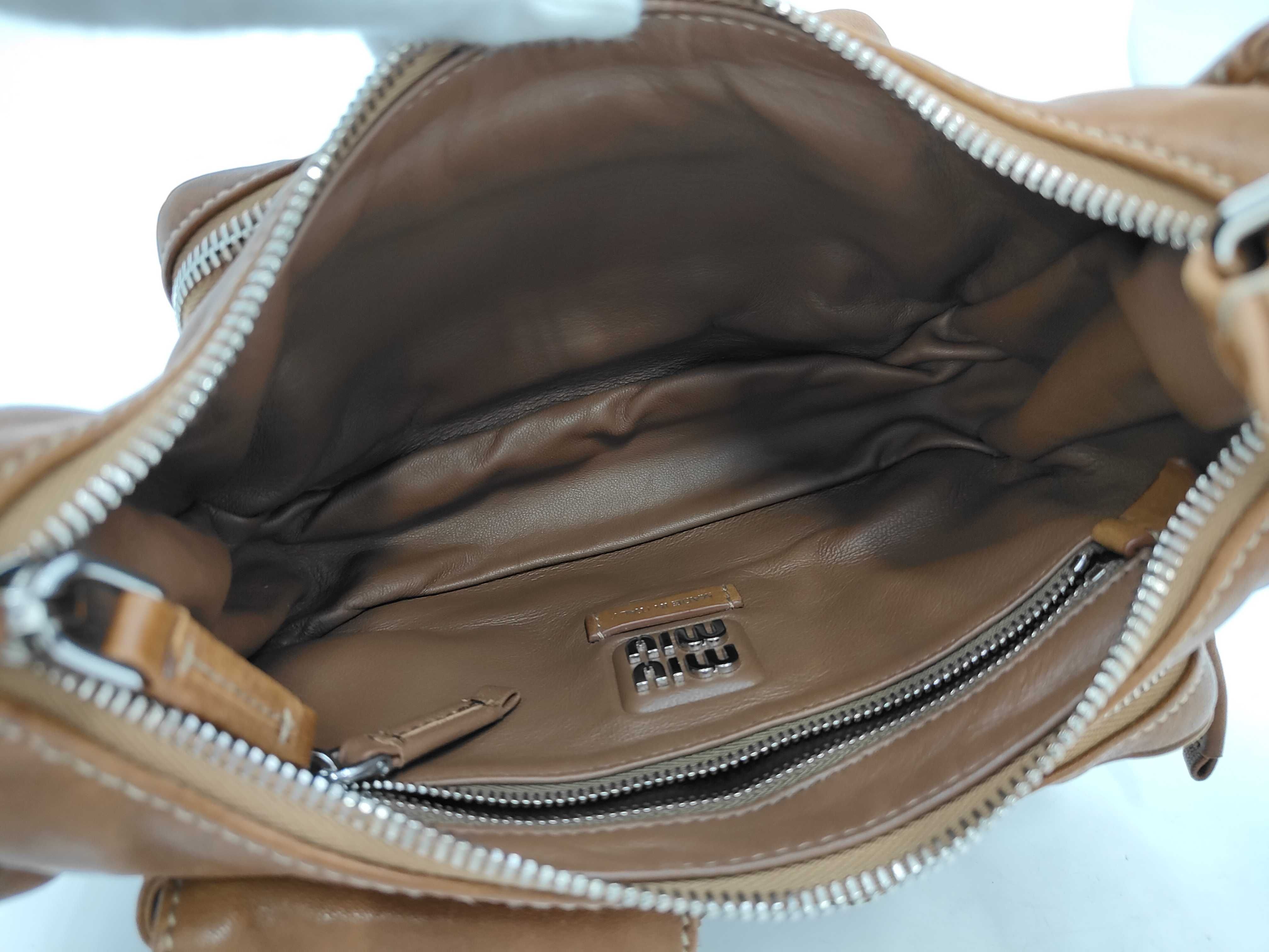 One-Shoulder Bag, Leather, Brown, Vintage Finish, Handbag — view 10