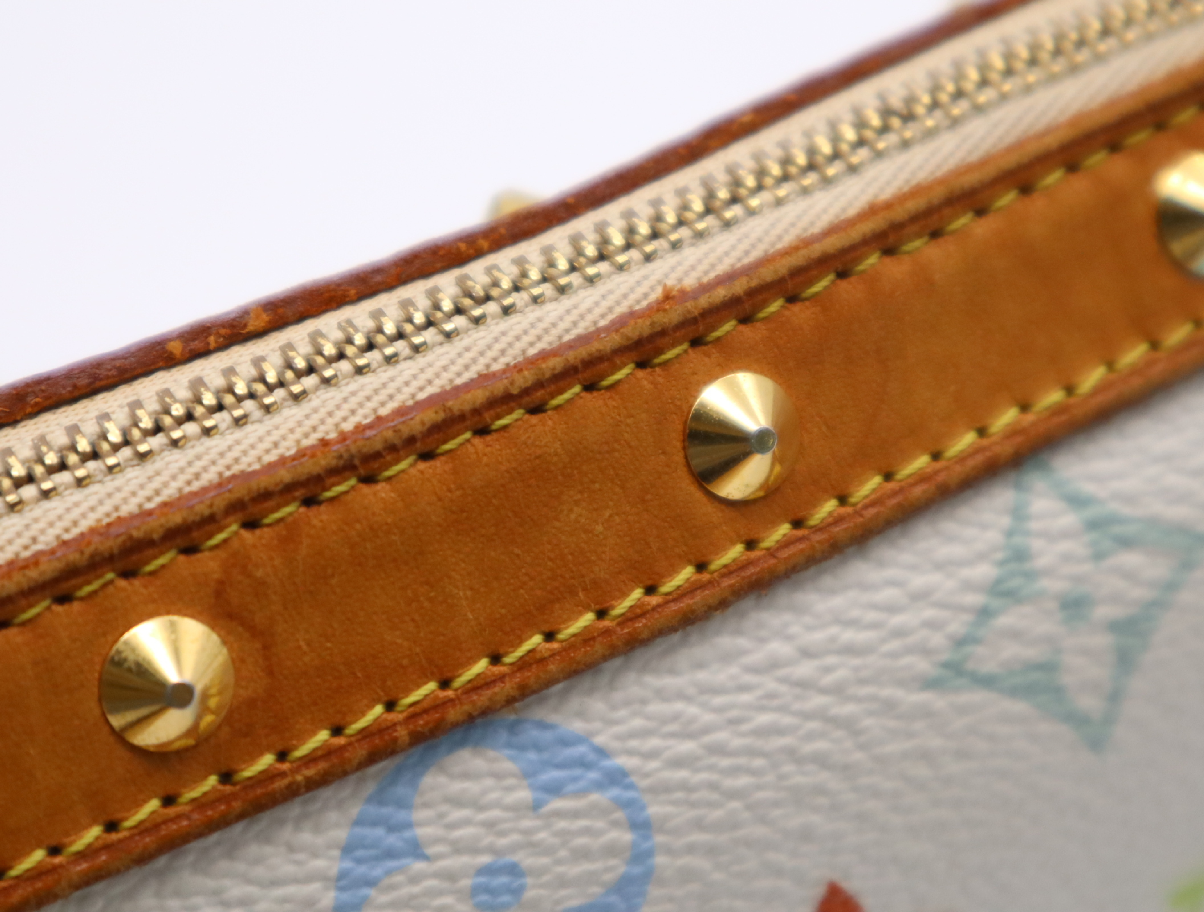 M92649 Multicolor Pochette Accessoires Blanc (with dust bag and box) — view 12