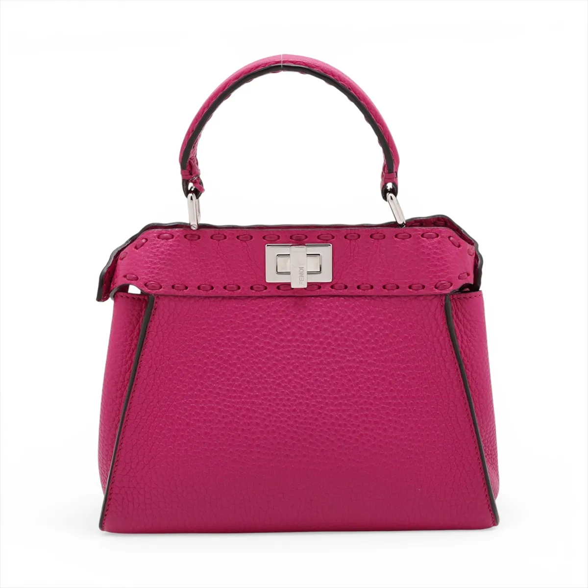 Selleria Mini Peekaboo Leather 2-Way Handbag, Pink, 8BN244 — view 2