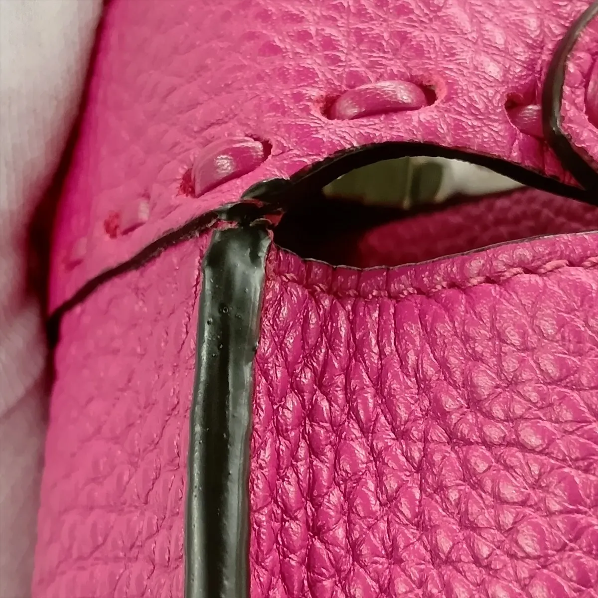 Selleria Mini Peekaboo Leather 2-Way Handbag, Pink, 8BN244 — view 12