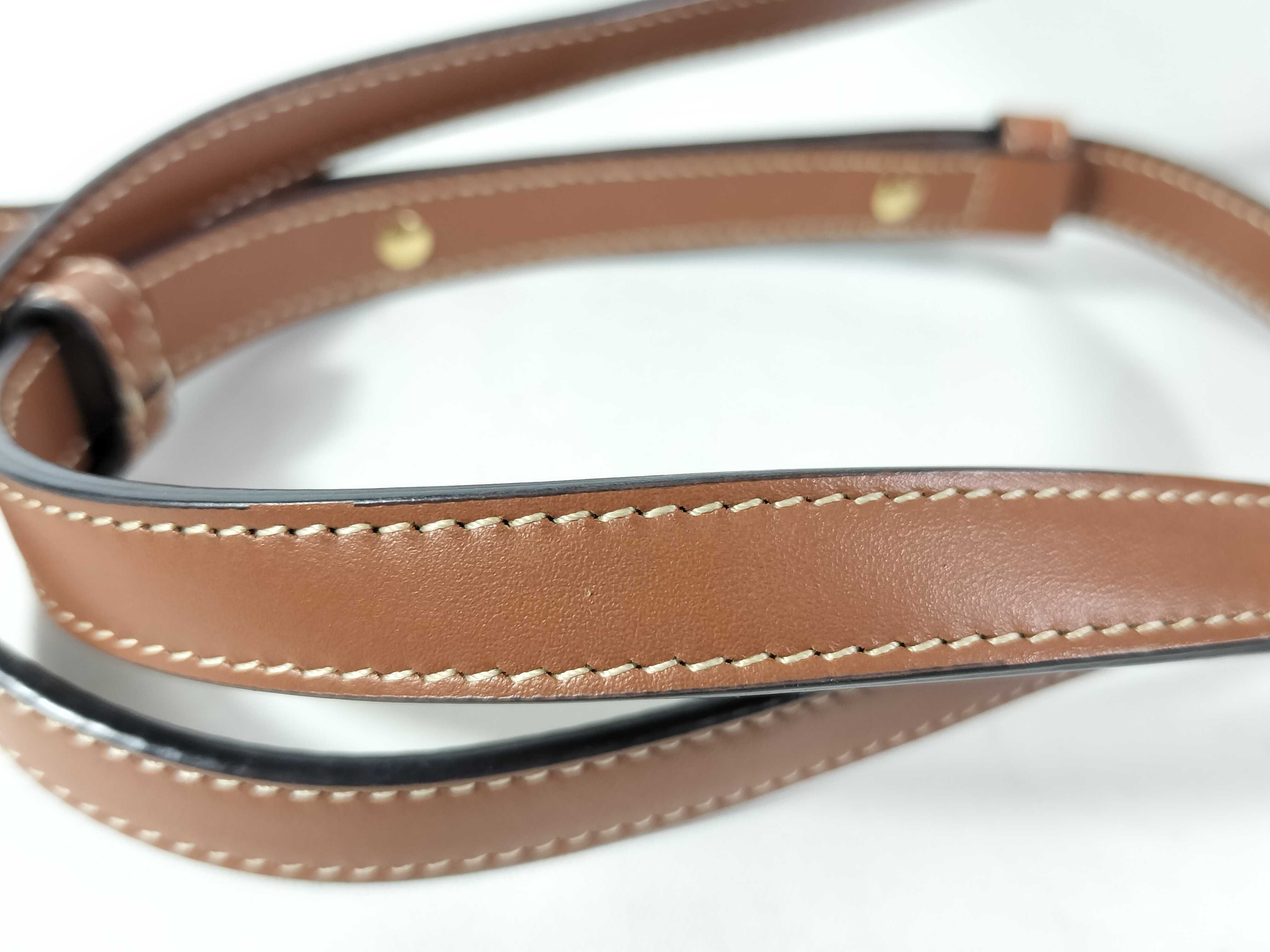 Oval Purse Cuile Triomphe Brown Leather F-9P-2222 Shoulder Bag — view 4