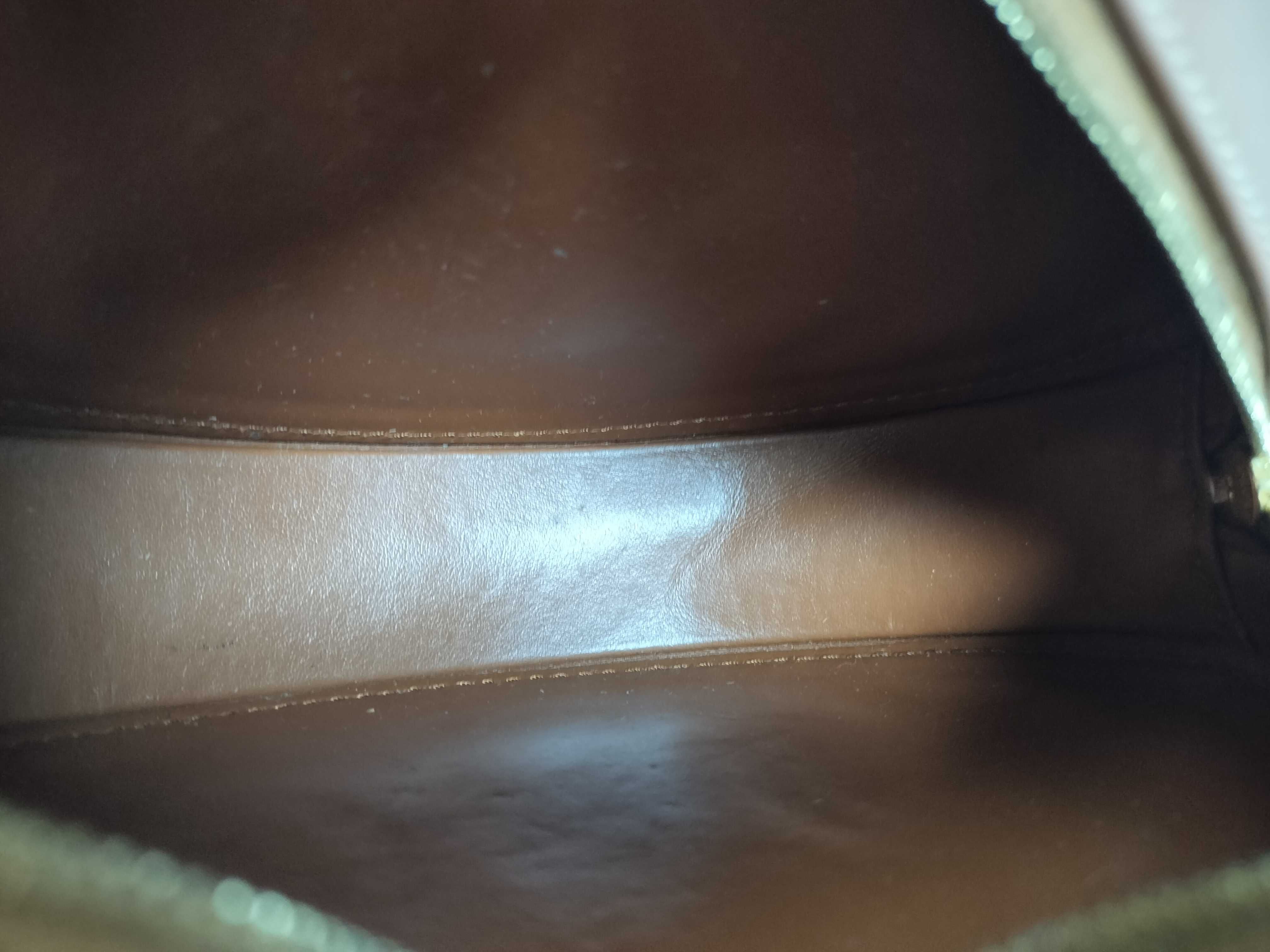 Oval Purse Cuile Triomphe Brown Leather F-9P-2222 Shoulder Bag — view 10