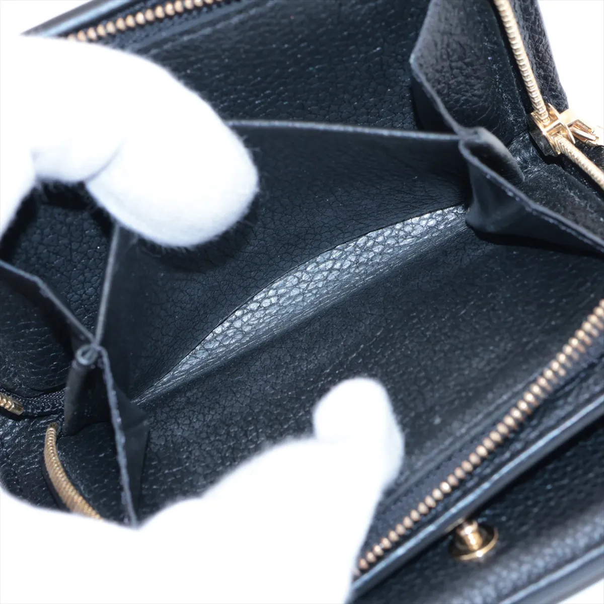 Monogram Empreinte Portefeuil Claire M80151 Noir Compact Wallet RFID Reactive — view 6