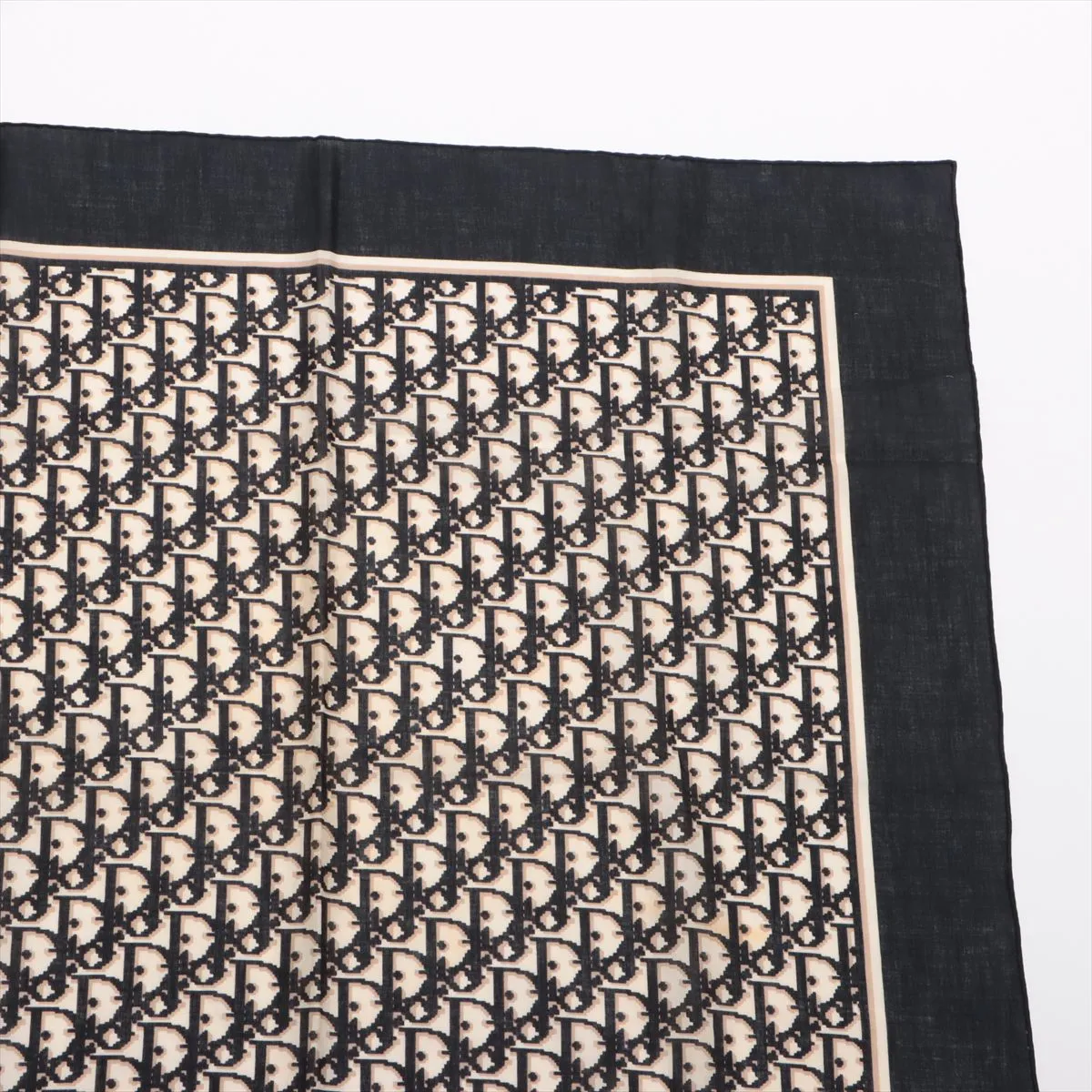 Trotter scarf, cotton, black. Shows wear, — view 3