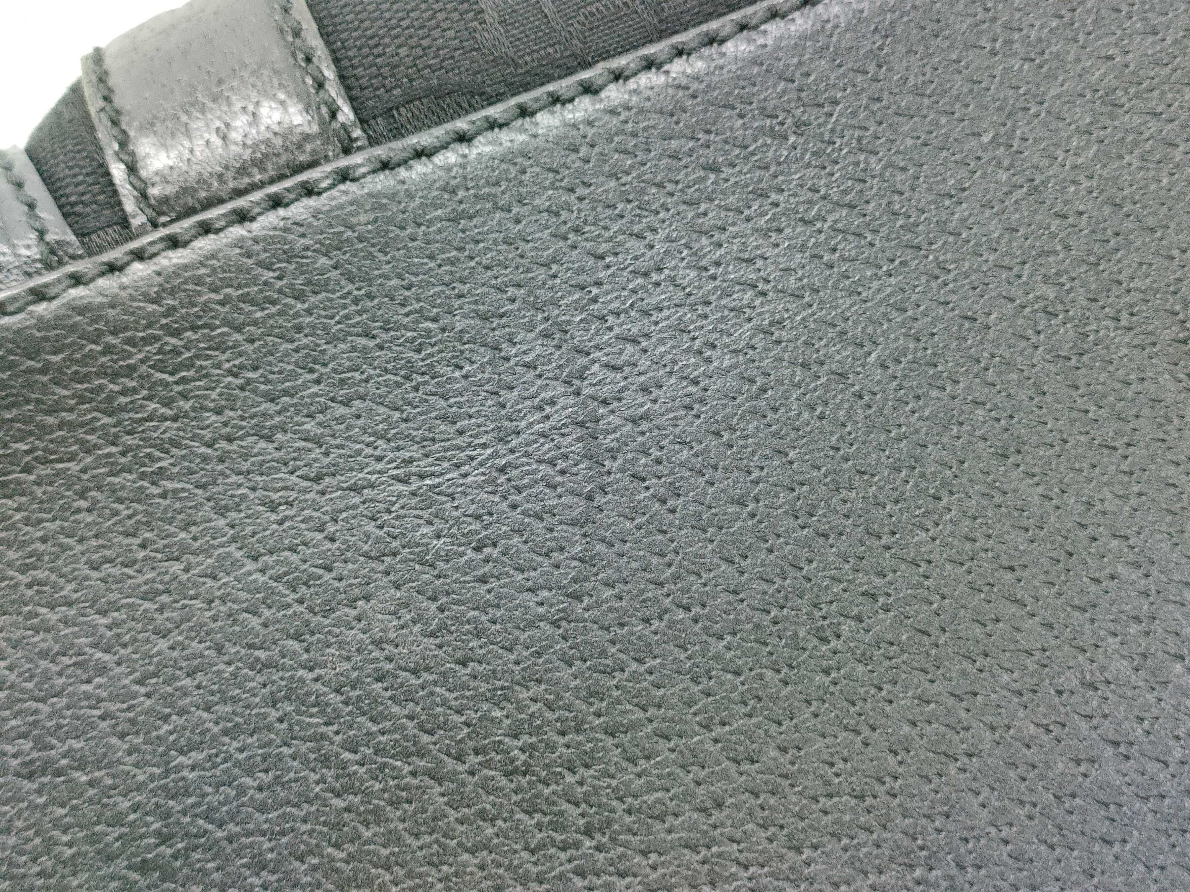 Handbag Horsebit Canvas Leather Black 145761 — view 15