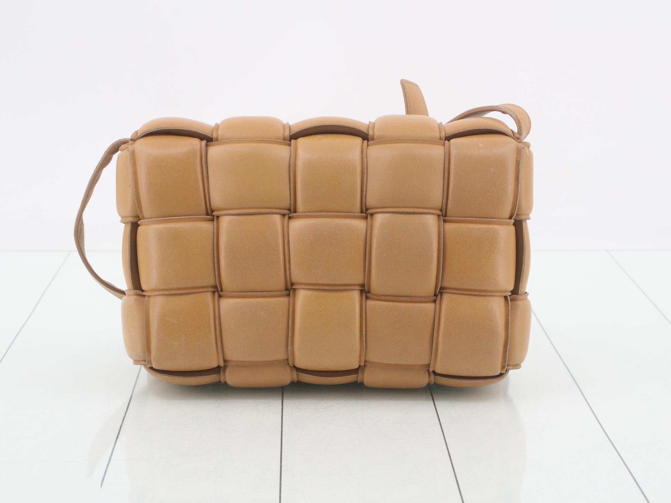 Padded Cassette Leather Shoulder Bag — view 2