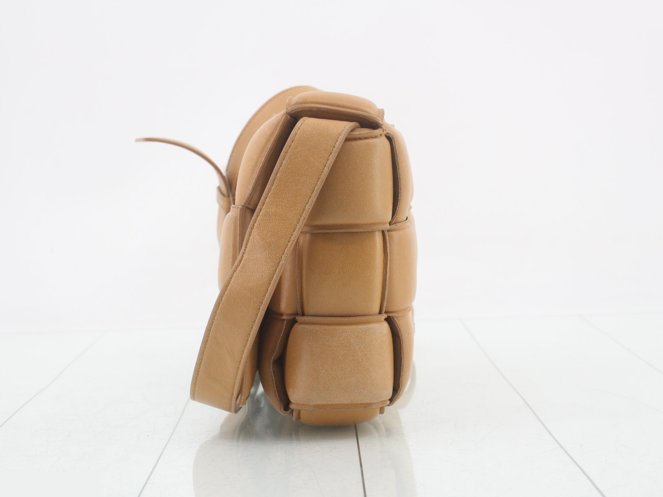 Padded Cassette Leather Shoulder Bag — view 3