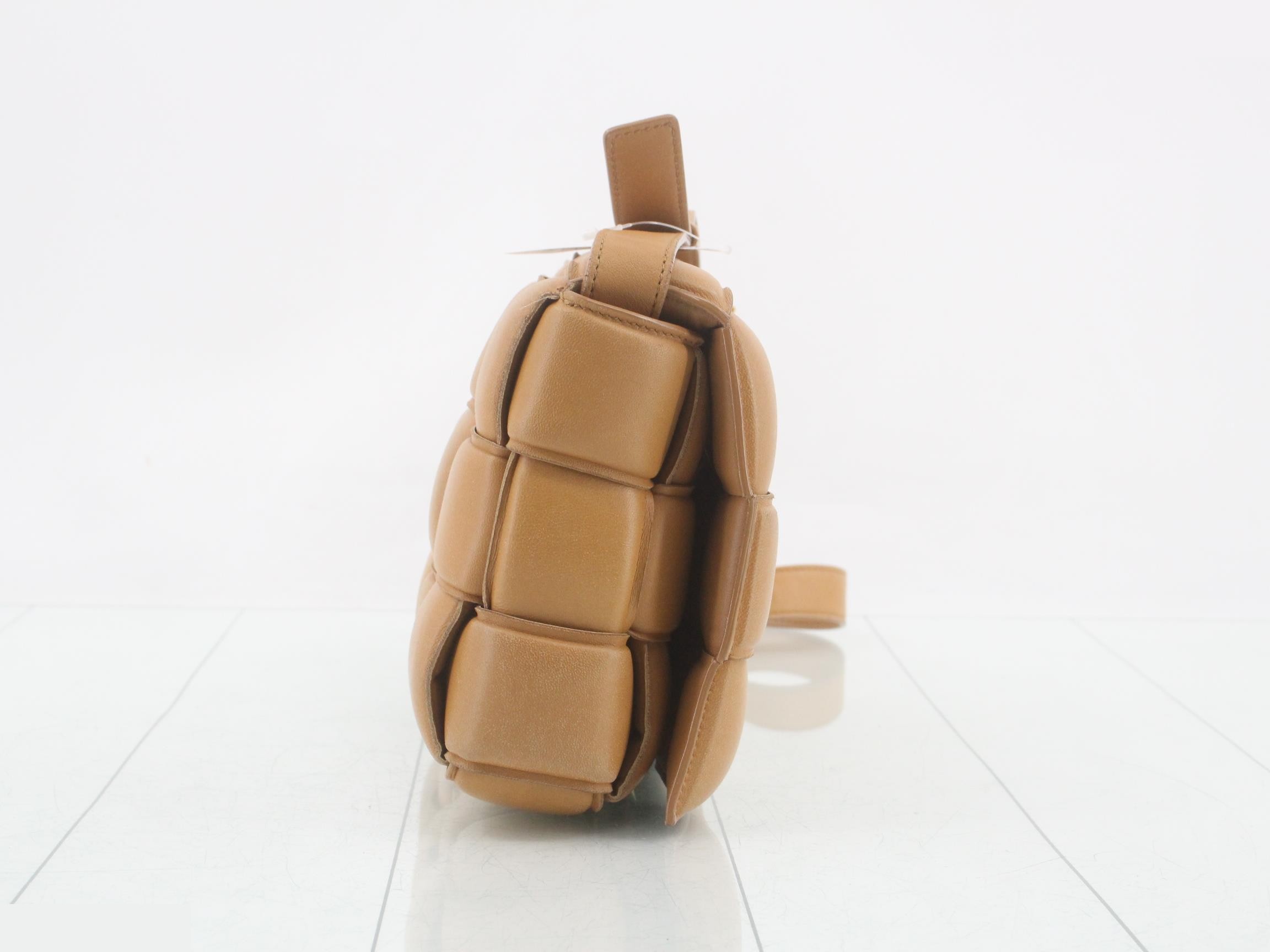 Padded Cassette Leather Shoulder Bag — view 4