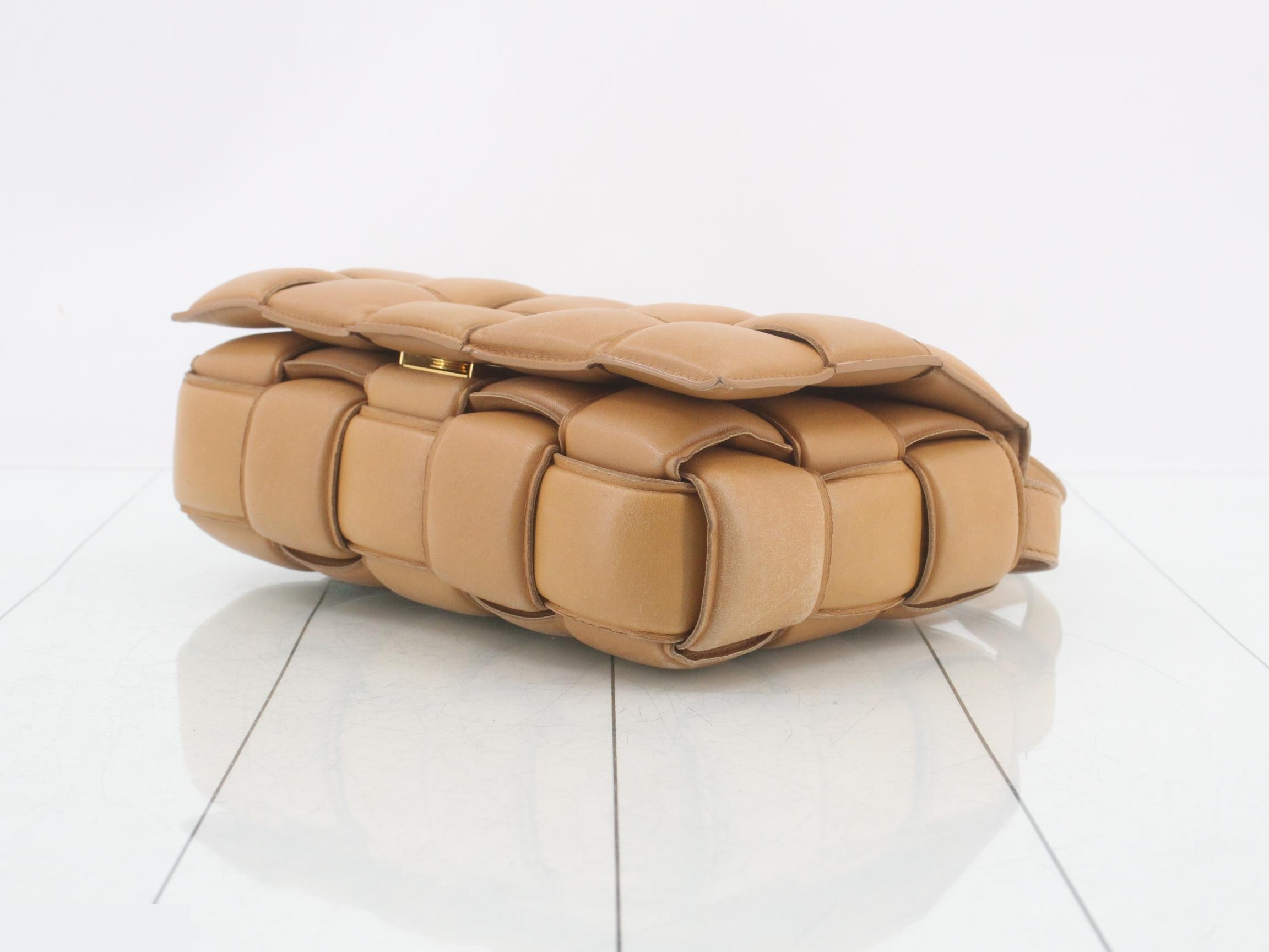 Padded Cassette Leather Shoulder Bag — view 6