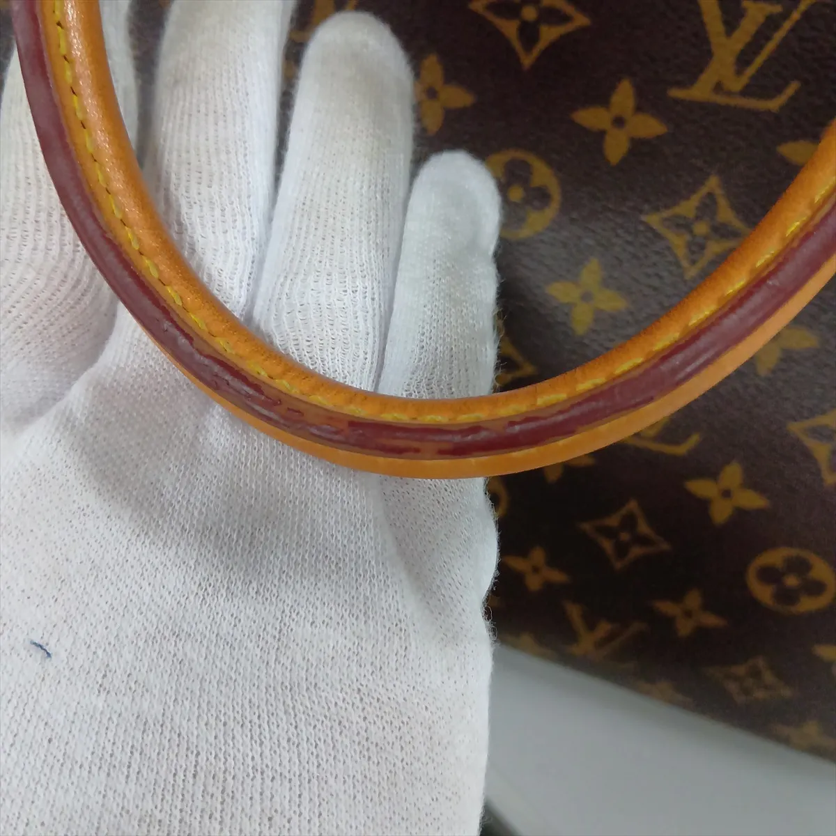 Monogram Sac Plat PM M46263 Brown (RFID detected) — view 12