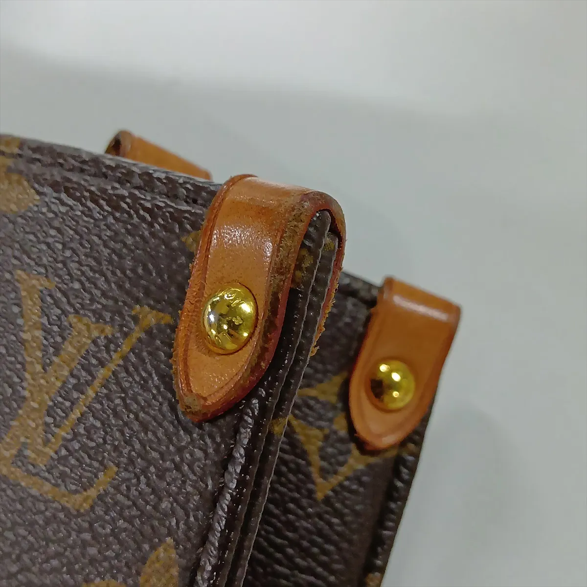 Monogram Sac Plat PM M46263 Brown (RFID detected) — view 13