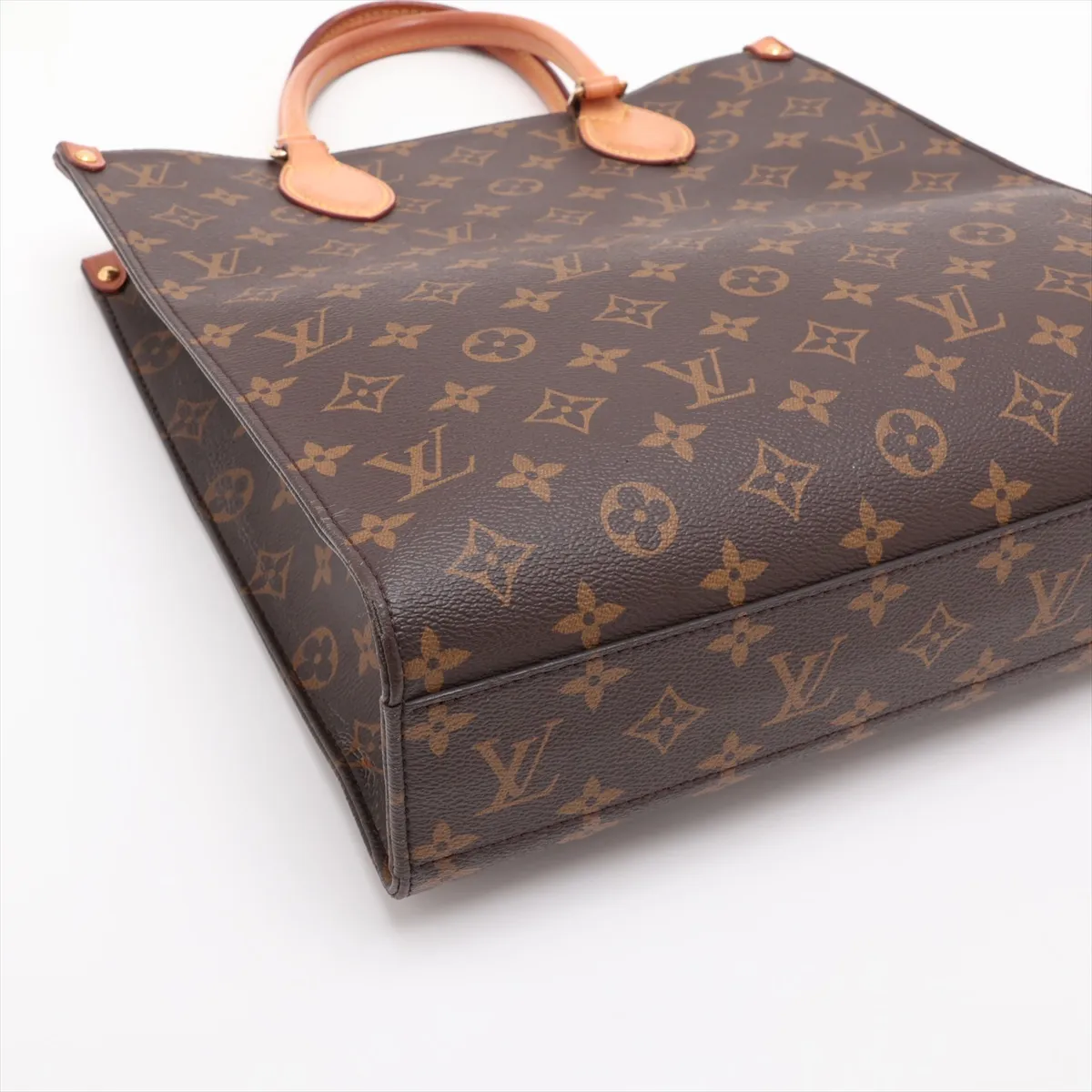 Monogram Sac Plat PM M46263 Brown (RFID detected) — view 4