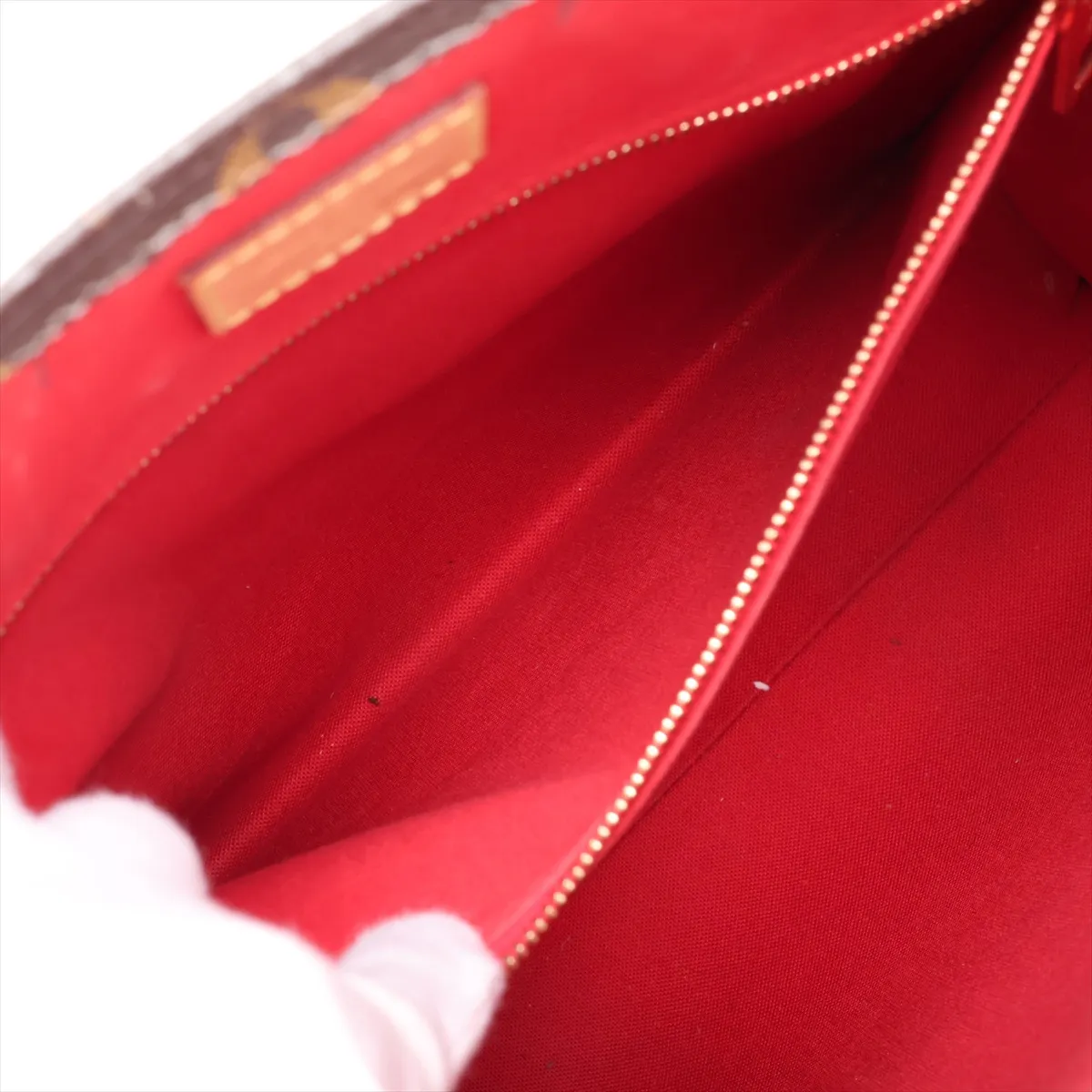 Monogram Sac Plat PM M46263 Brown (RFID detected) — view 9