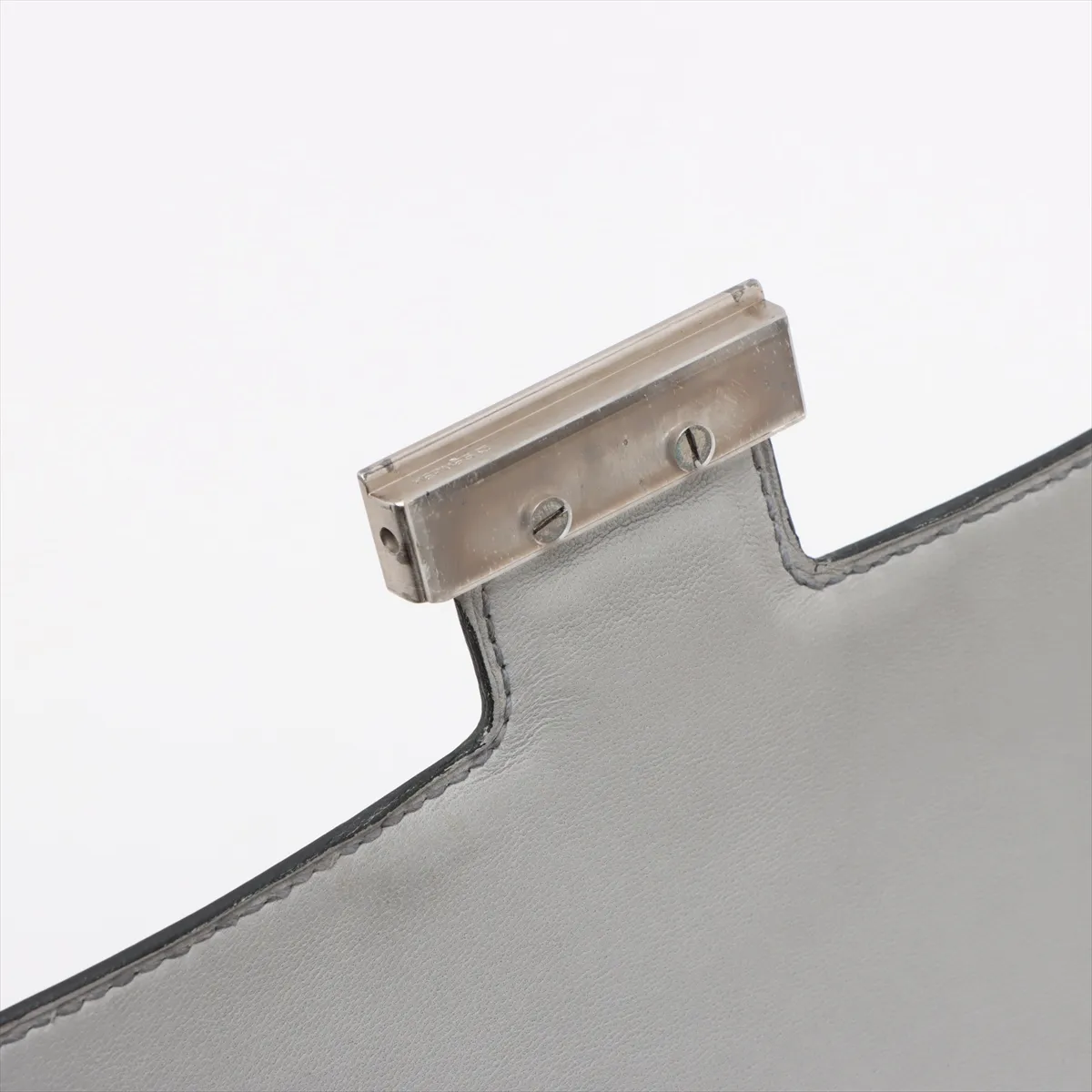 [Individually packaged] Hermes Constance 24 Box Calf Grey Silver Hardware C: 1999 — view 14