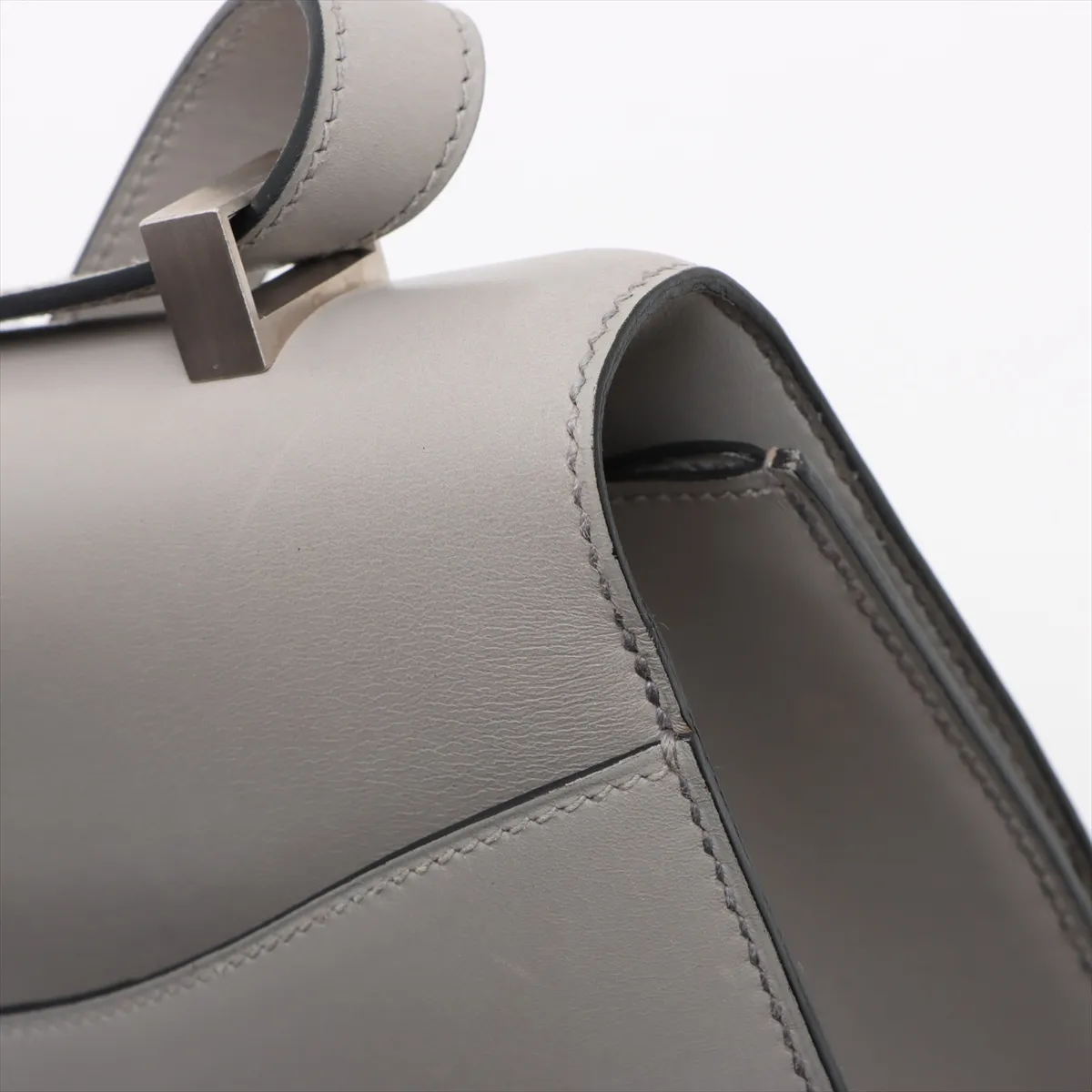 [Individually packaged] Hermes Constance 24 Box Calf Grey Silver Hardware C: 1999 — view 15