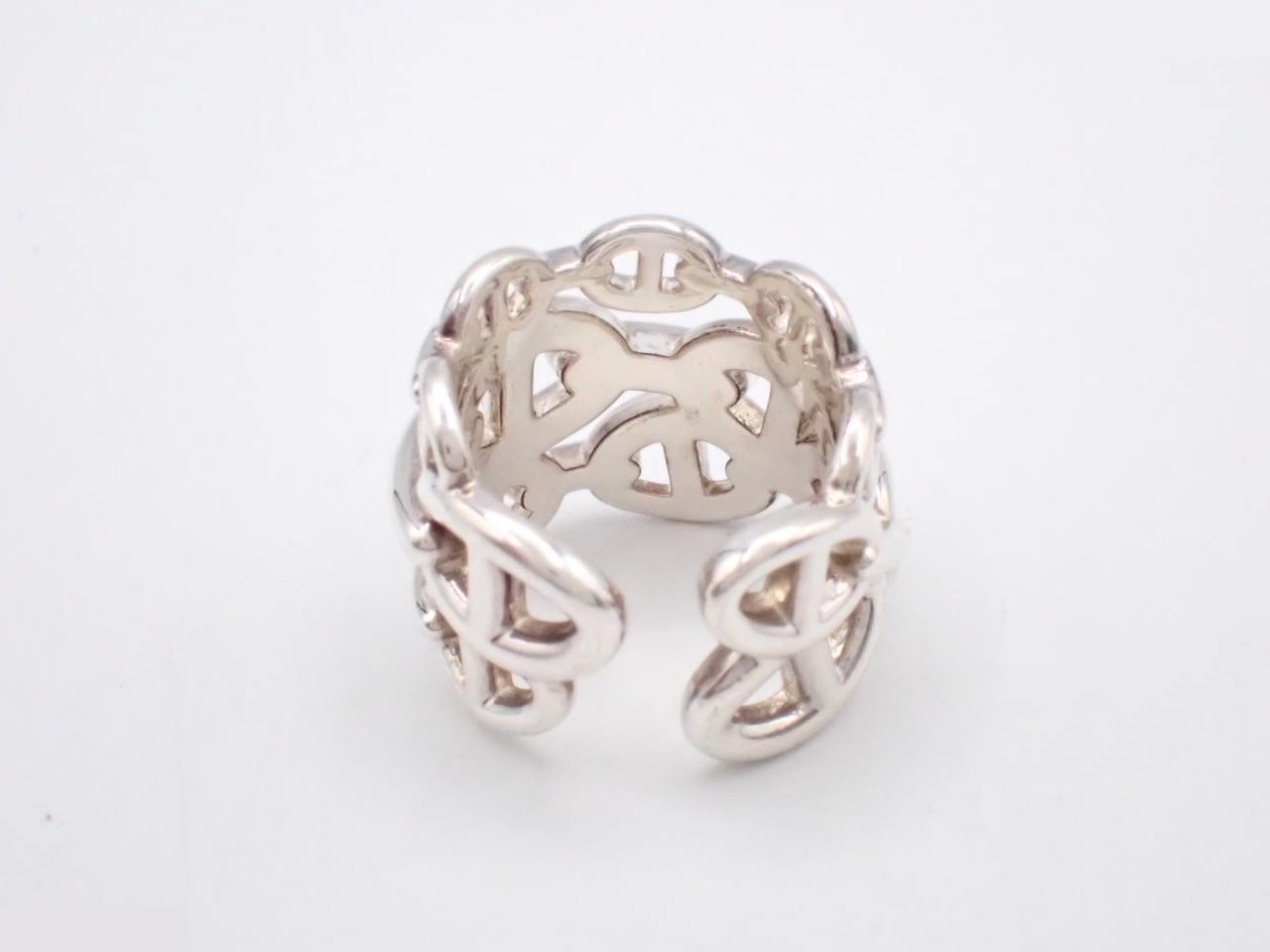 Ag925 Chaine d'Ancre Enchainée GM Ring, Size 55, 14.1g — view 2