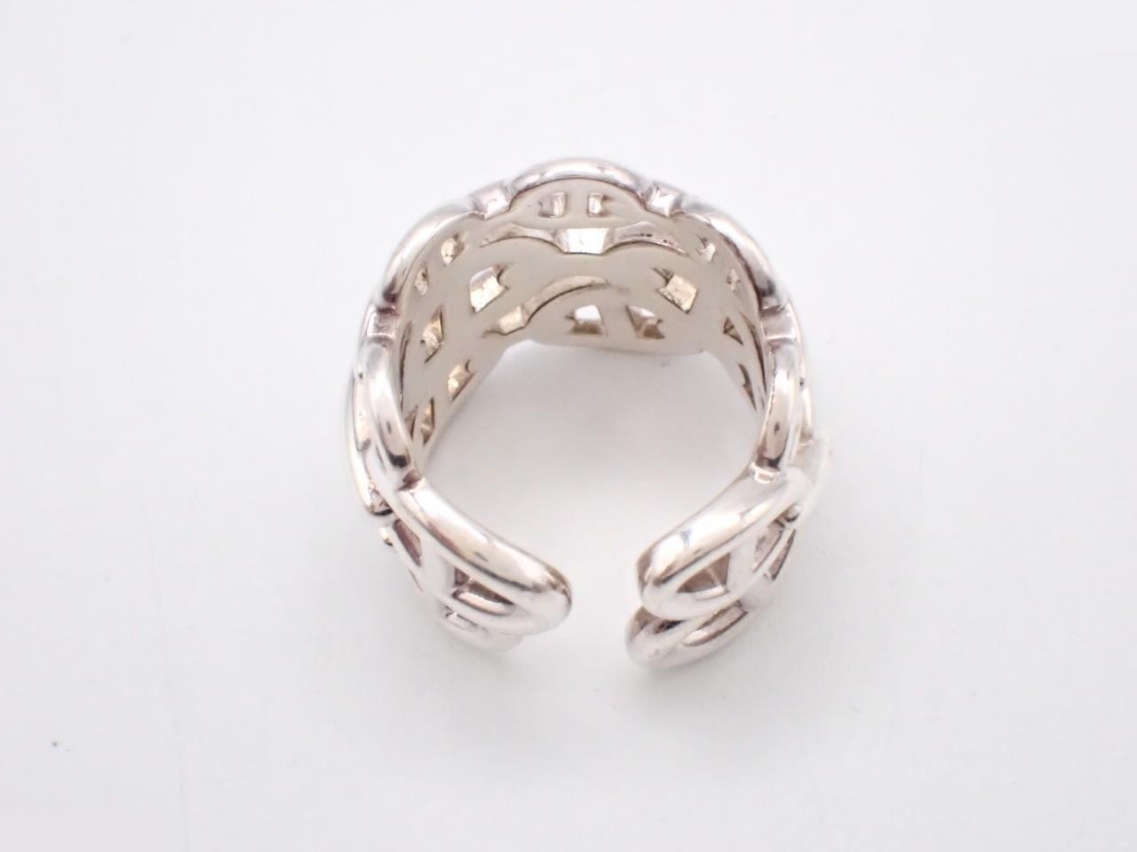 Ag925 Chaine d'Ancre Enchainée GM Ring, Size 55, 14.1g — view 3